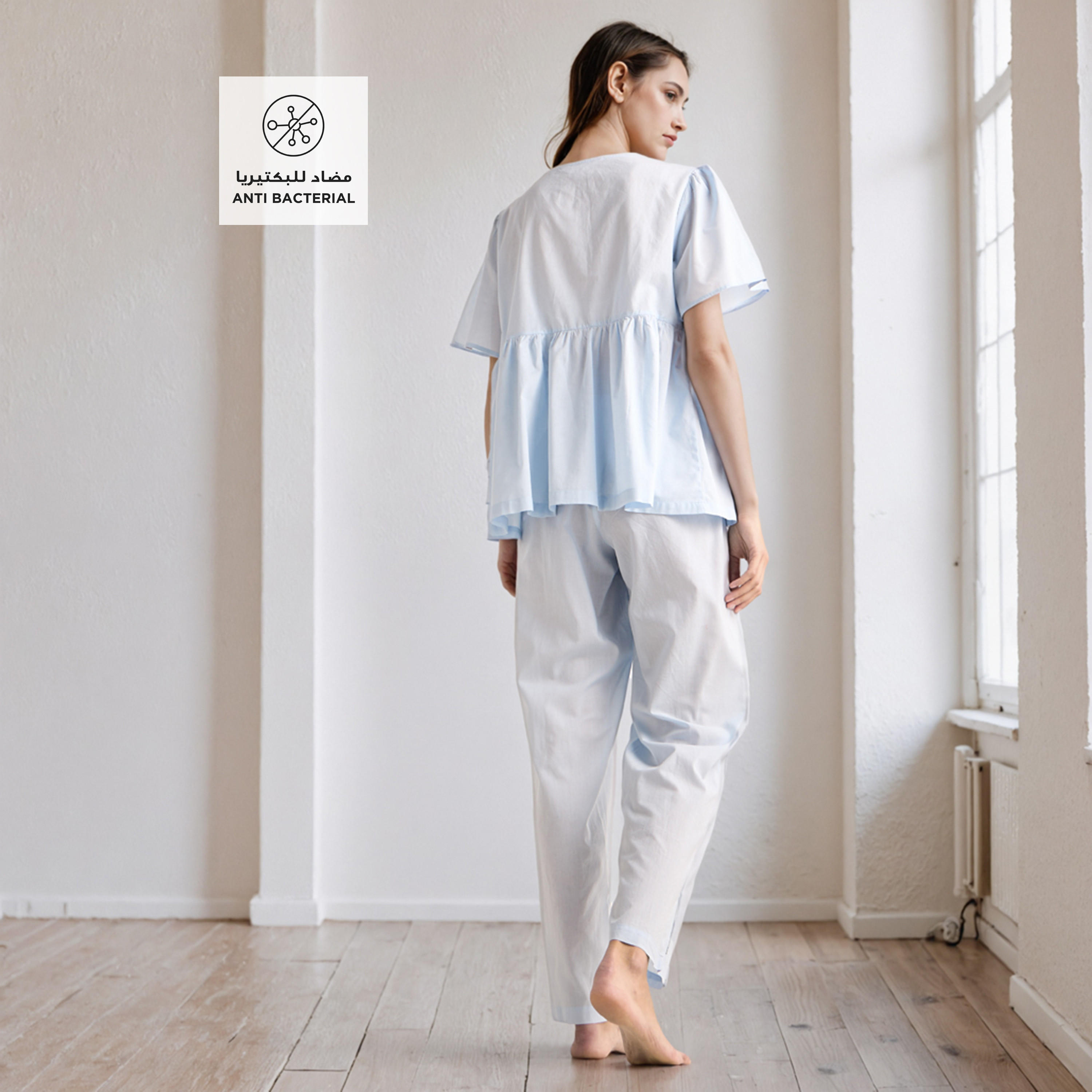 طقم بيجاما مطرز-women-clothing-nightwear-pyjamas-longsets-image-14