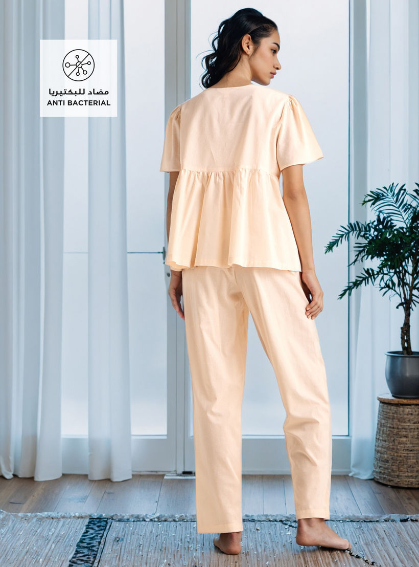 Embroidered Pyjama Set-women-clothing-nightwear-pyjamas-longsets-image-2