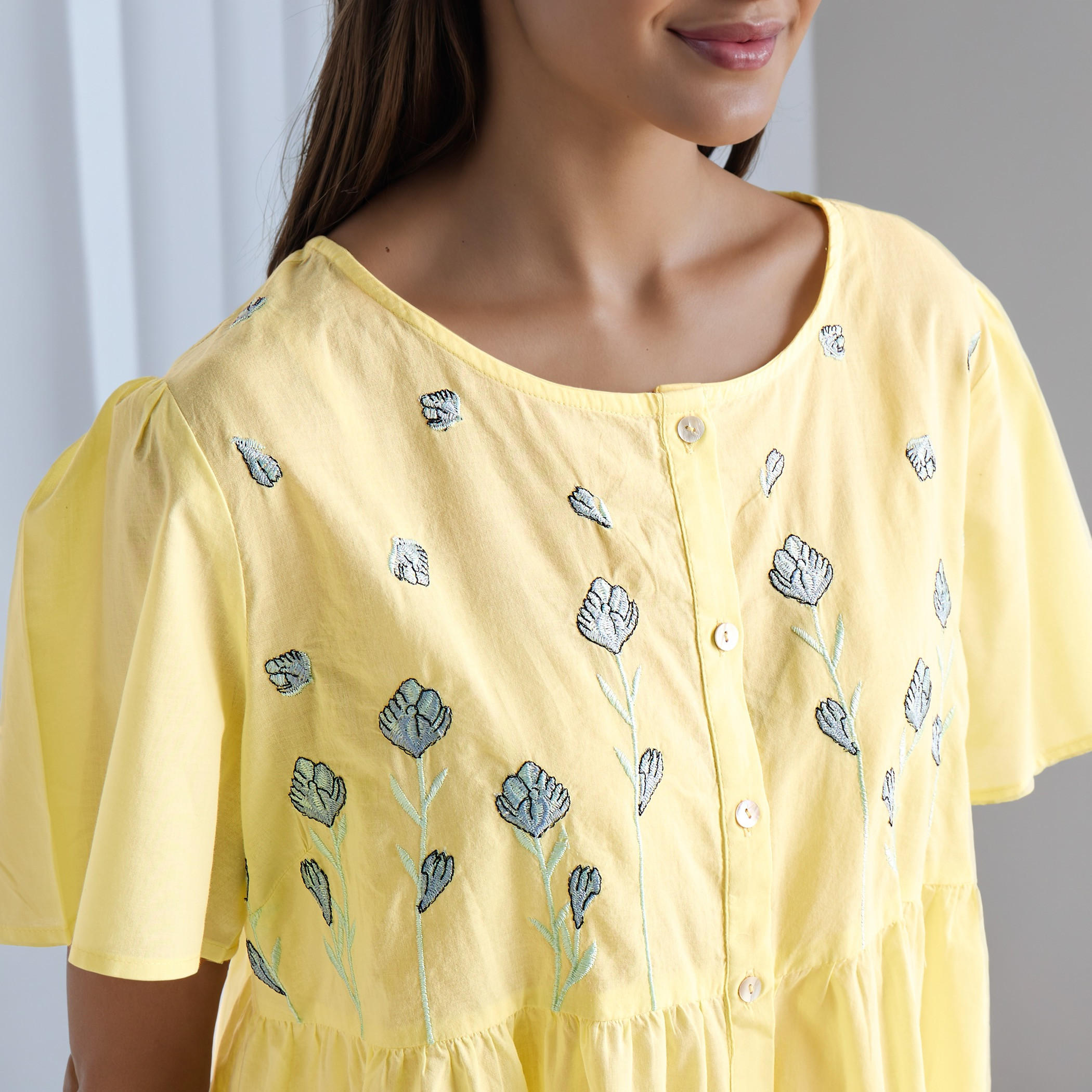 Embroidered Pyjama Set-women-clothing-nightwear-pyjamas-longsets-image-5