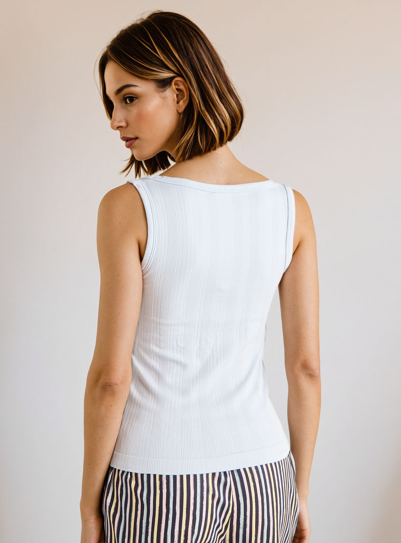 Ribbed Tank Top with Scoop Neck-women-clothing-tshirts-image-3