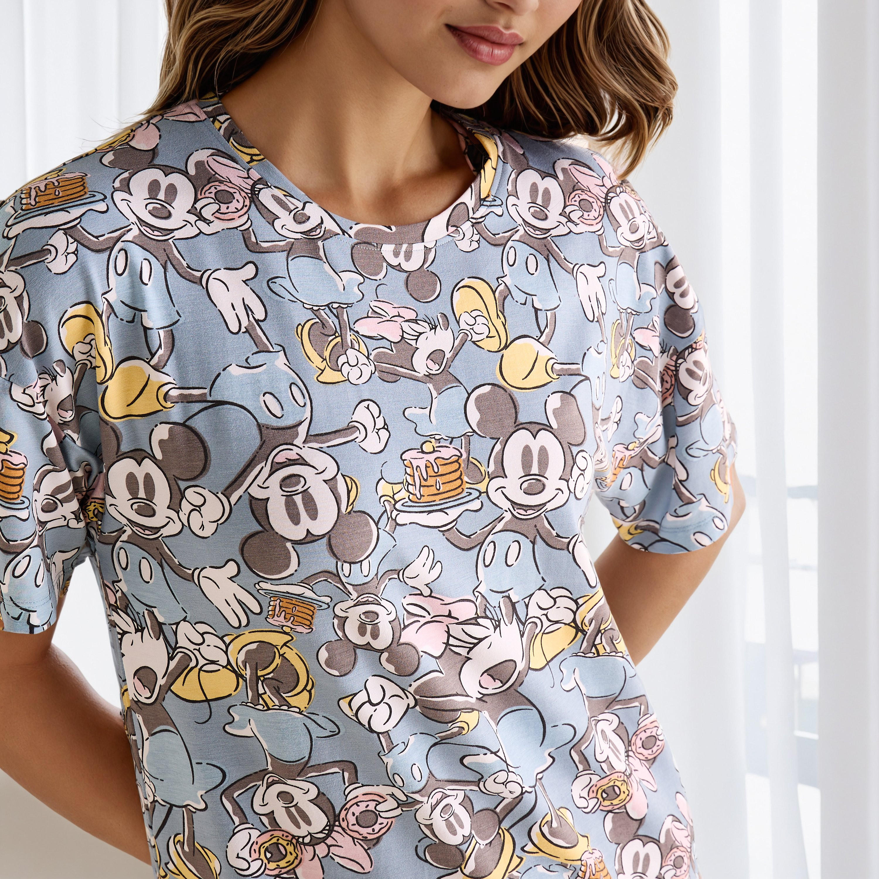 قميص نوم بطبعات ستيتش أند آنجل-women-clothing-nightwear-nighties-image-4