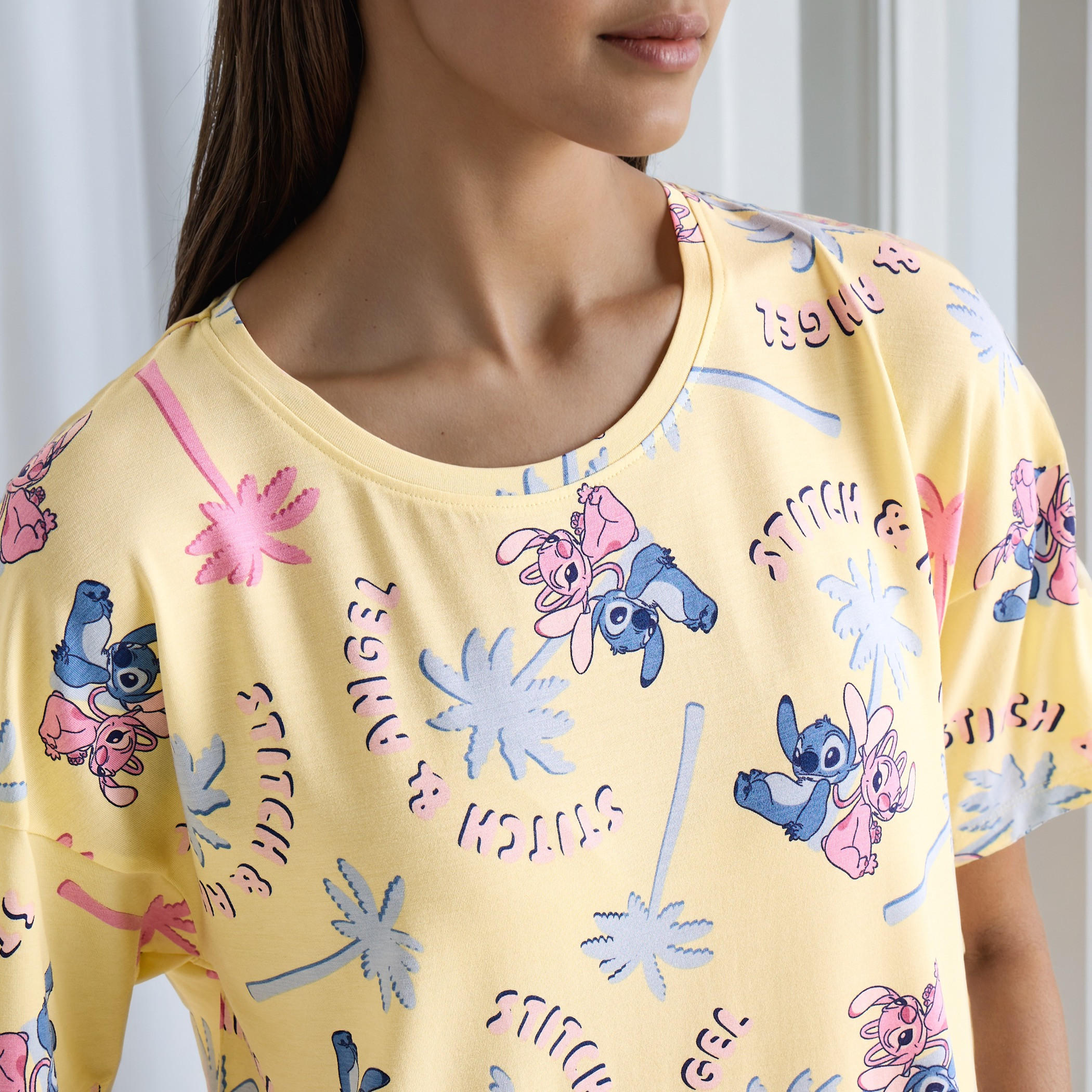 قميص نوم بطبعات ستيتش أند آنجل-women-clothing-nightwear-nighties-image-4