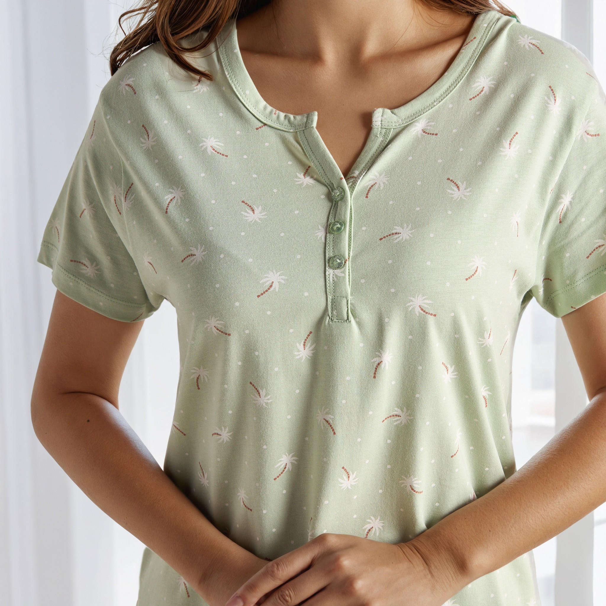Printed Cotton Sleepshirt-women-clothing-nightwear-nighties-image-4