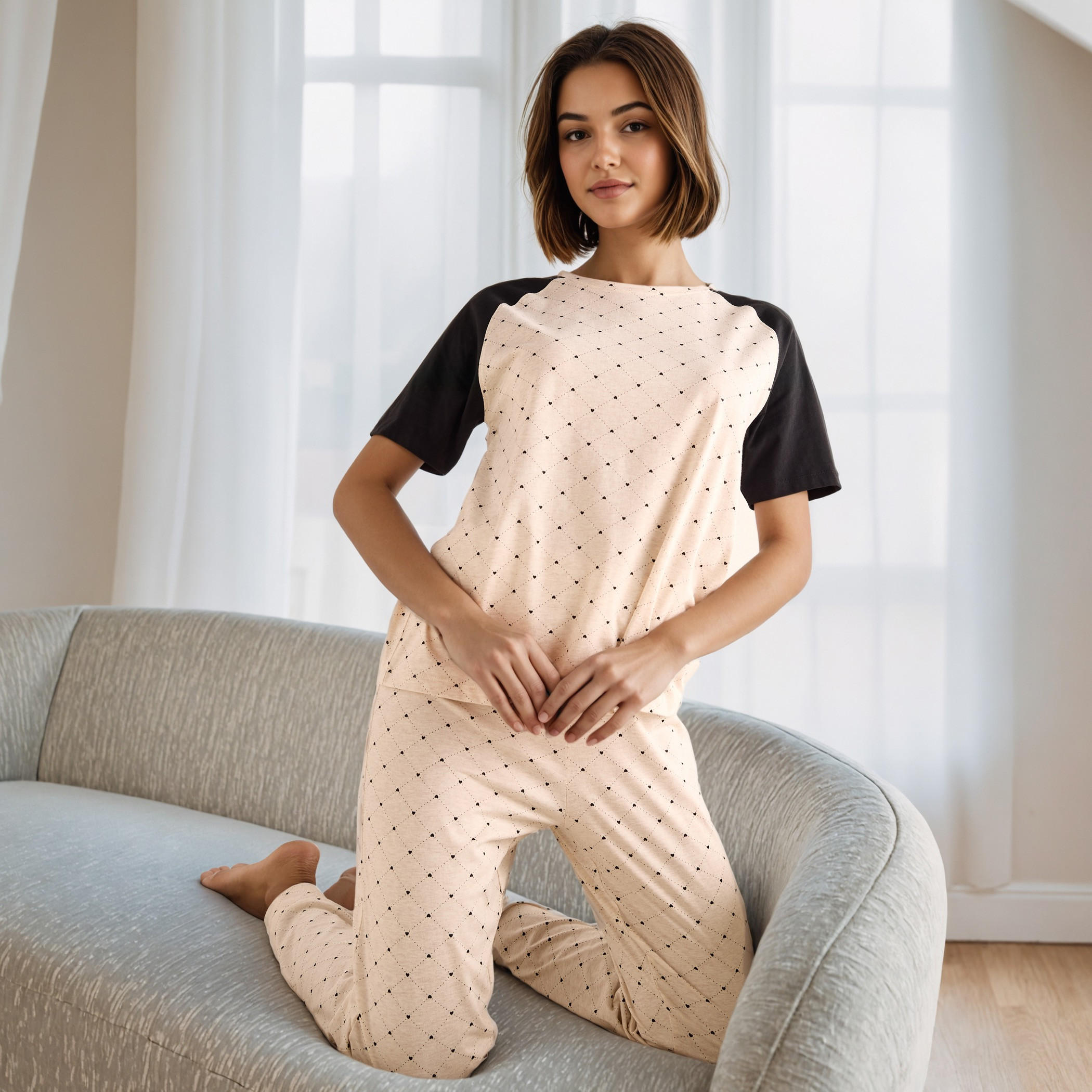 Printed Cotton Pyjama Set-women-clothing-nightwear-pyjamas-longsets-image-1