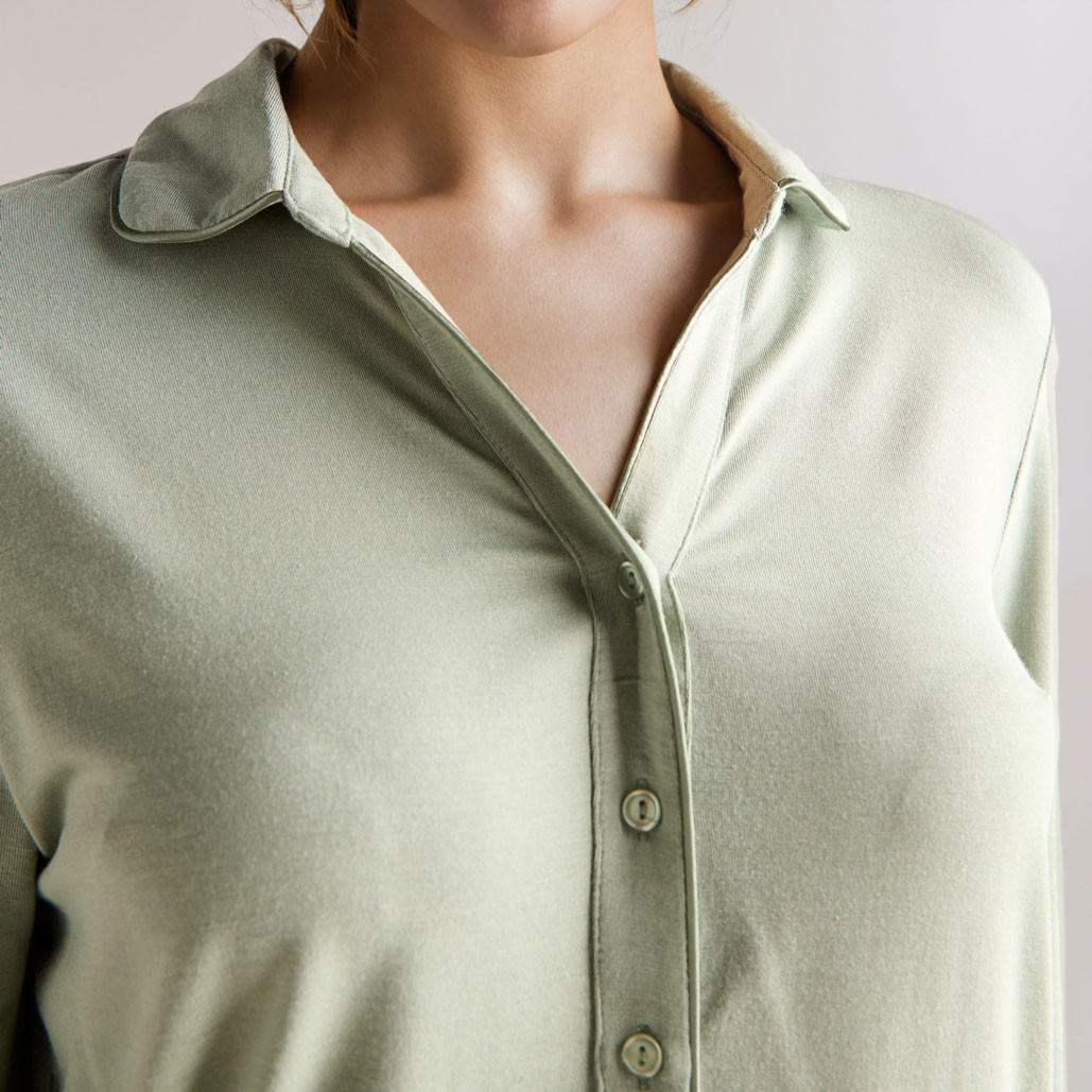 طقم بيجاما وقميص بأكمام طويلة من مزيج مودال-women-clothing-nightwear-pyjamas-longsets-image-5