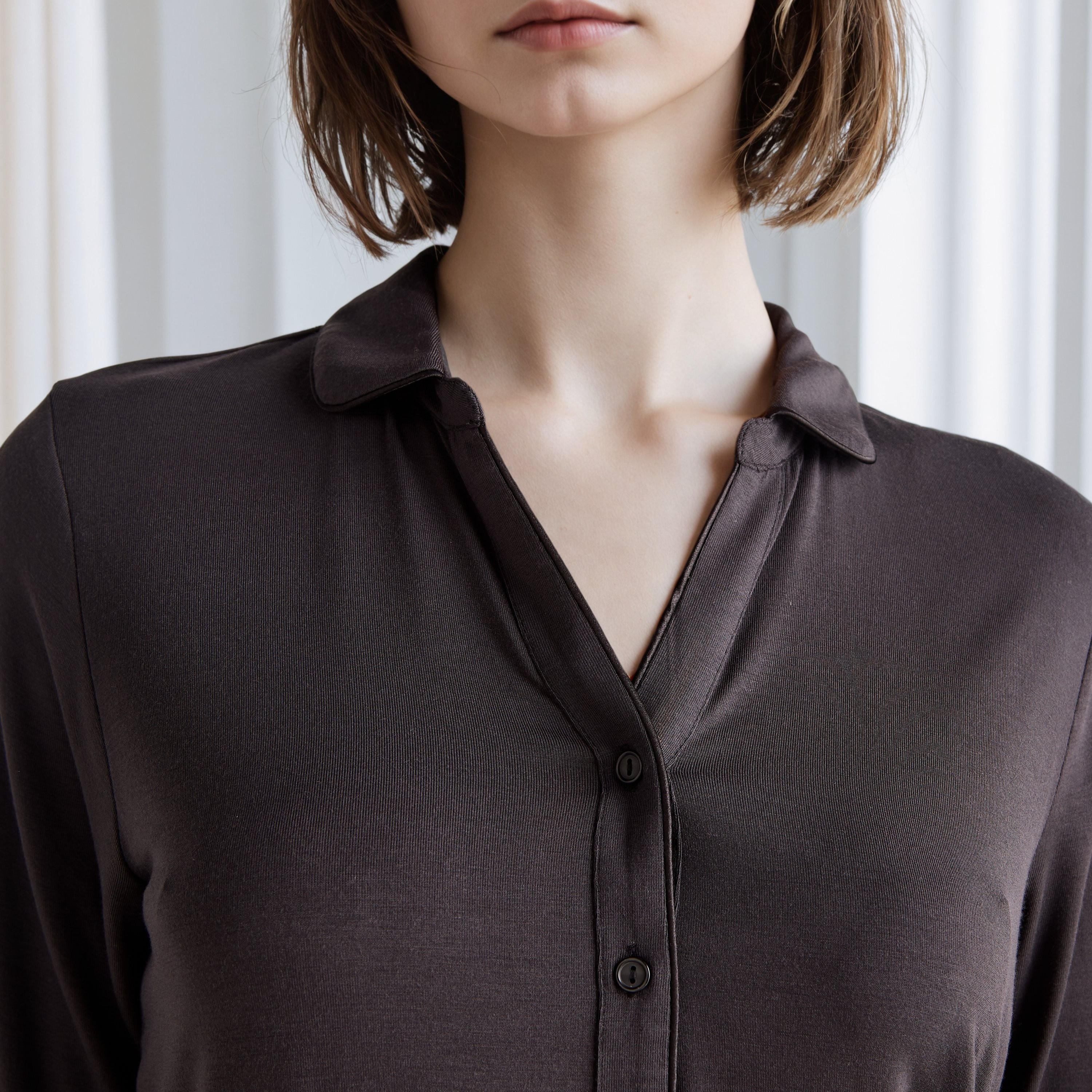 Long Sleeves Modal Blend Shirt and Pyjama Set-women-clothing-nightwear-pyjamas-longsets-image-5