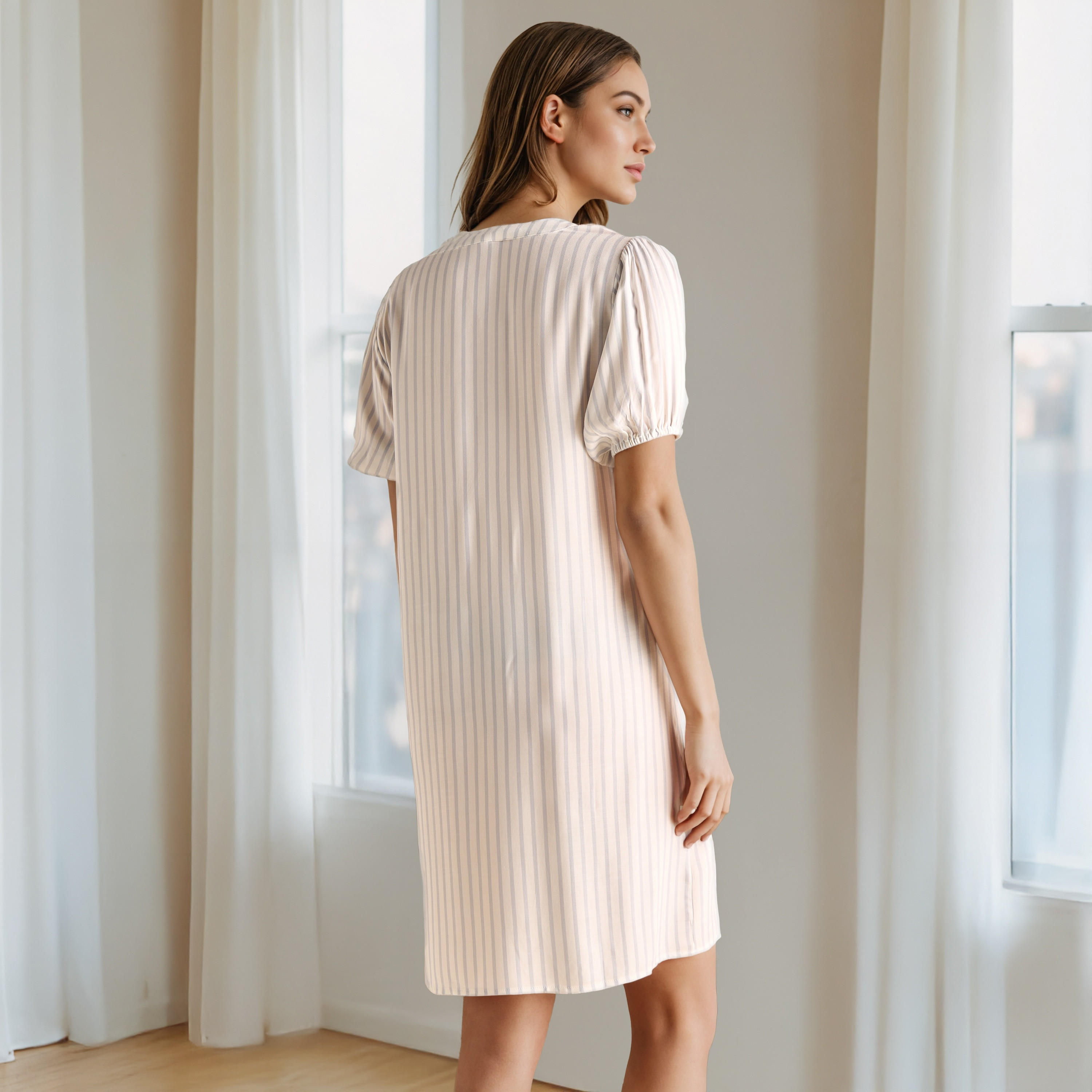فساتين نوم فيسكوز متنوعة - طقم من 2-women-clothing-nightwear-nighties-image-2