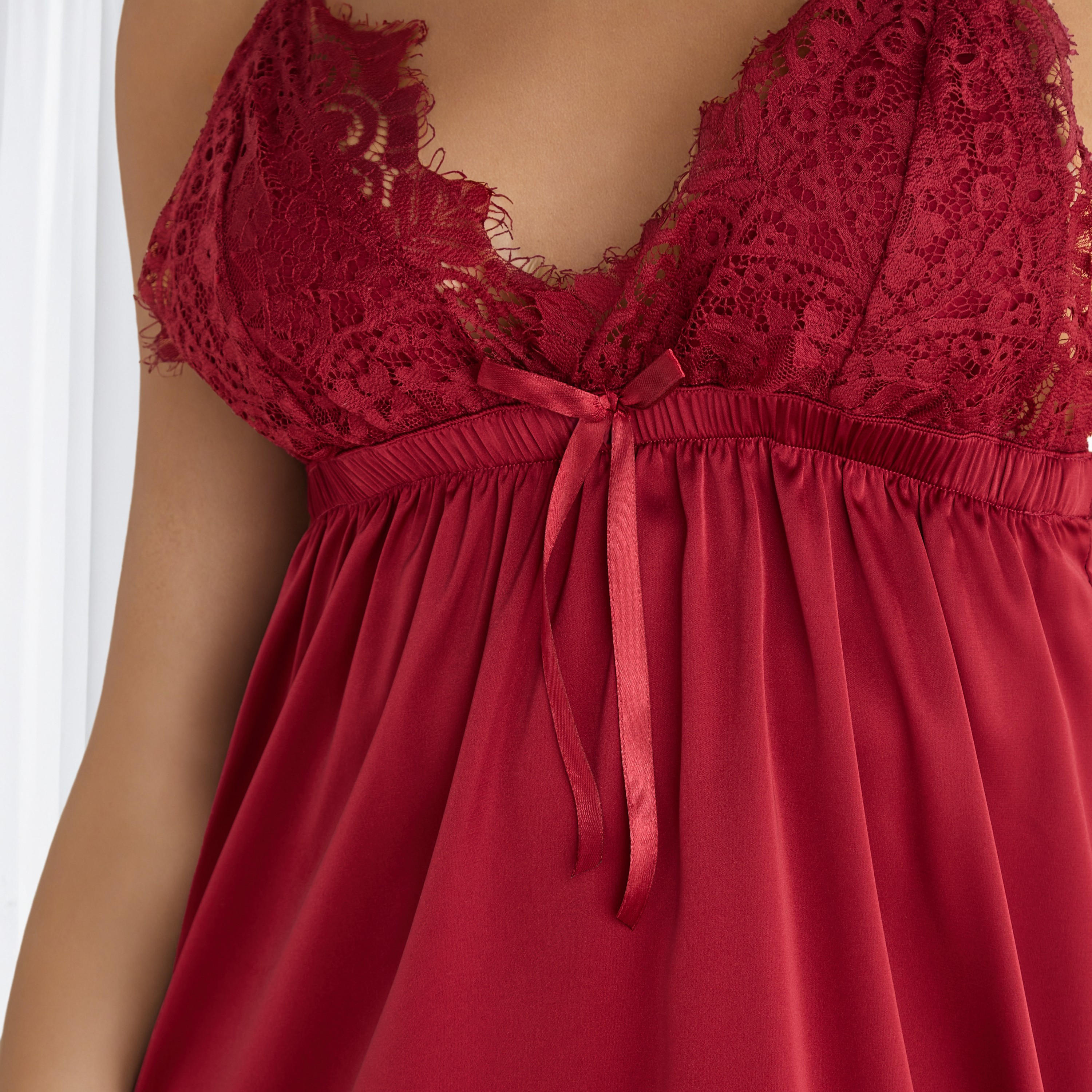 بيبي دول دانتيل مع سروال ثونج-women-clothing-lingerie-babydollsandbodysuits-image-1