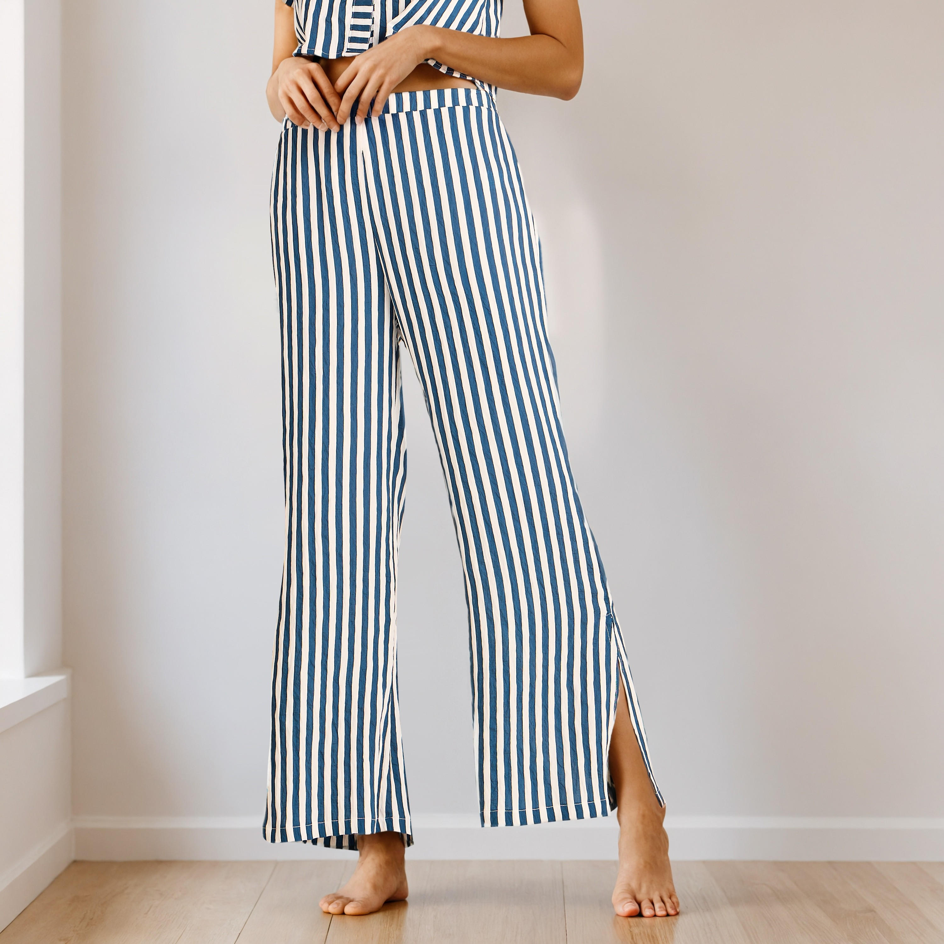 Striped Pyjama Set-women-clothing-nightwear-pyjamas-longsets-image-4