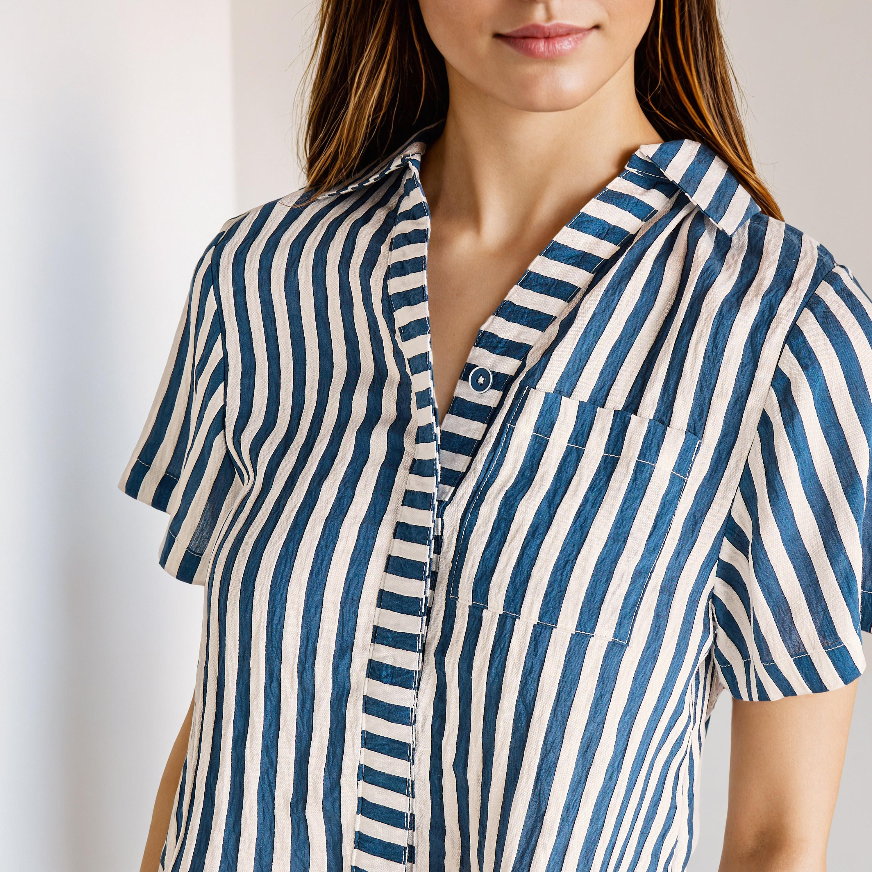 Striped Pyjama Set-women-clothing-nightwear-pyjamas-longsets-image-5