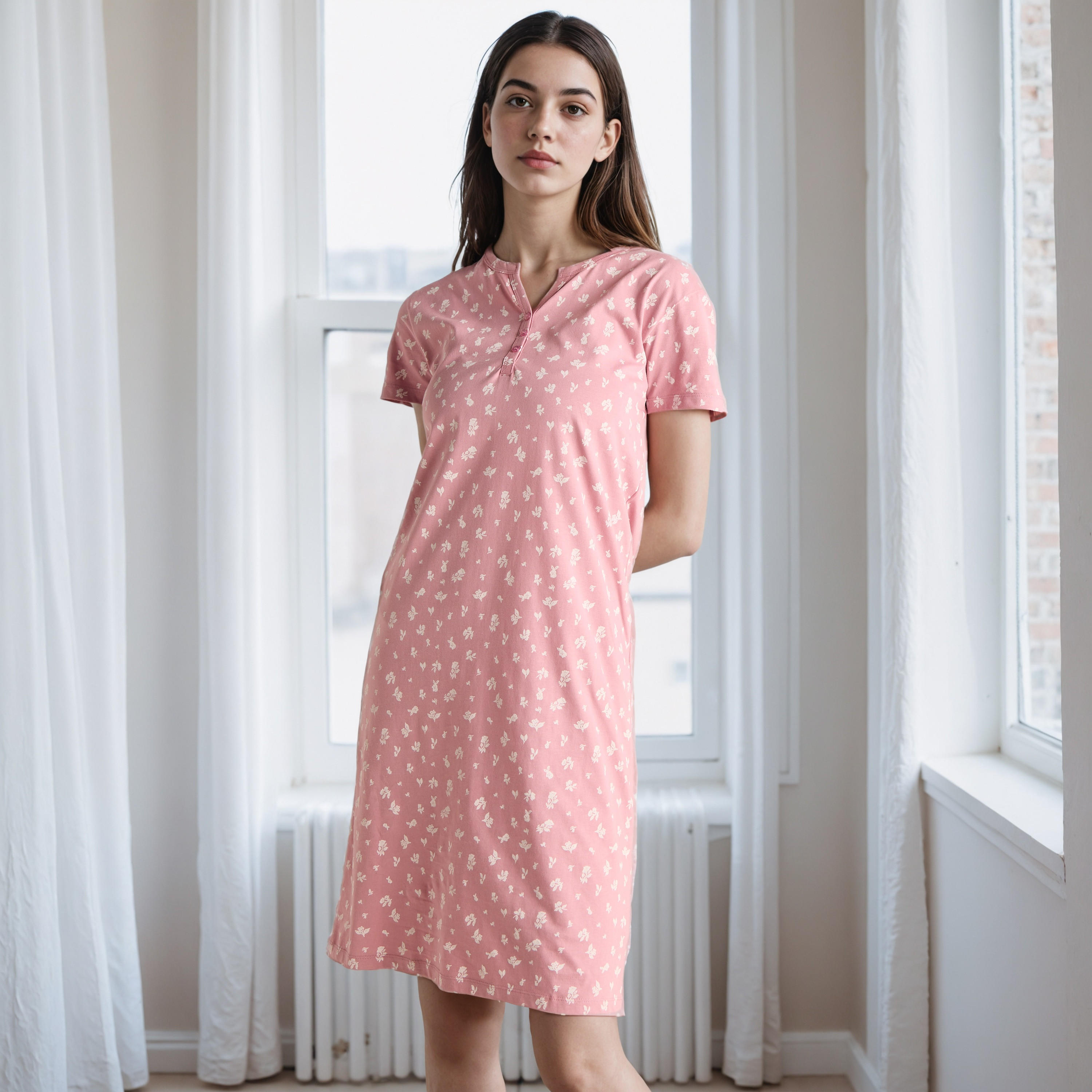 قميص نوم بطبعات زهرية-women-clothing-nightwear-nighties-image-1