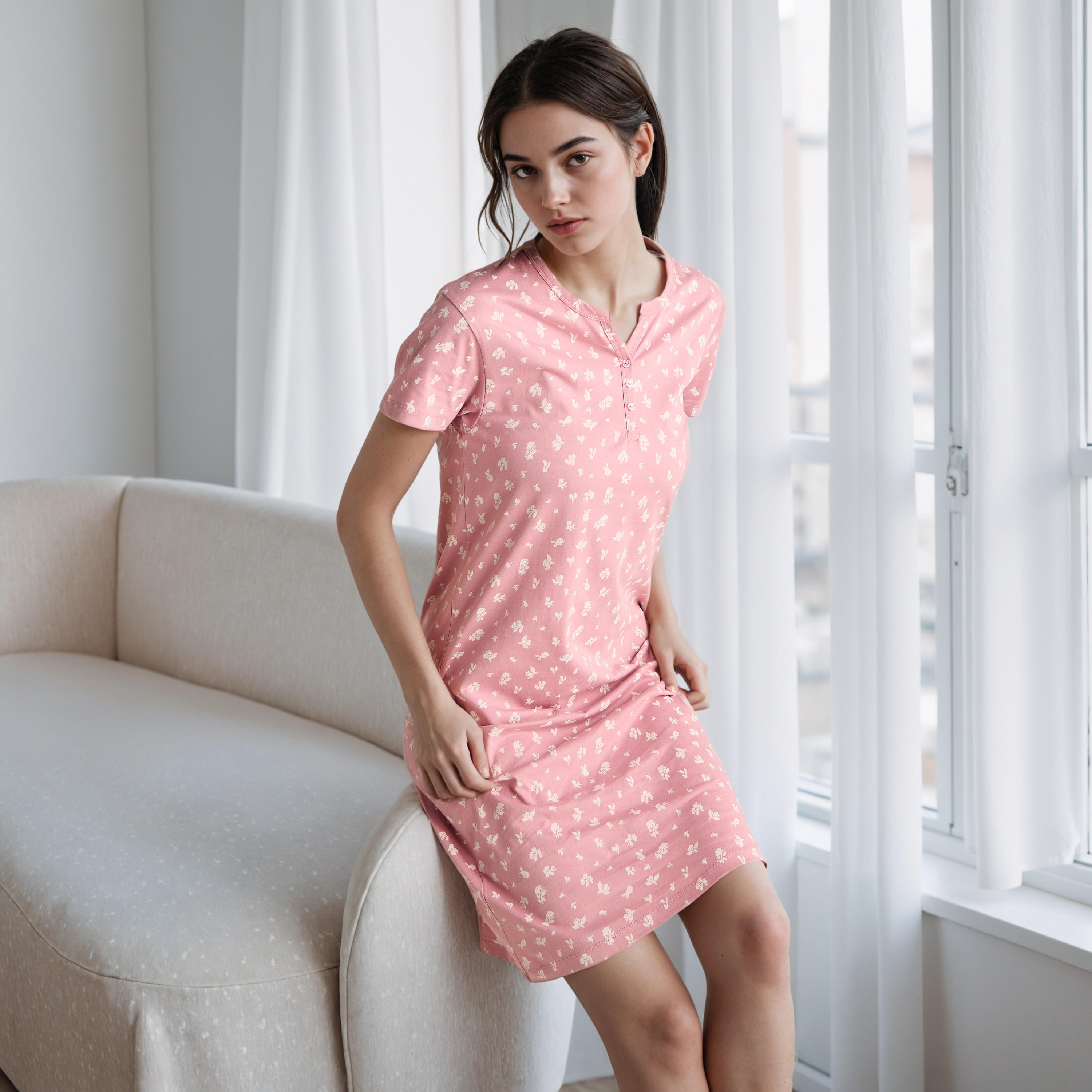 قميص نوم بطبعات زهرية-women-clothing-nightwear-nighties-image-2