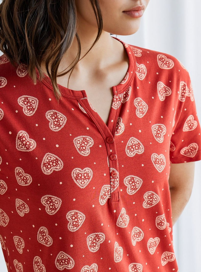 فستان نوم قطن بطبعات-women-clothing-nightwear-nighties-image-4