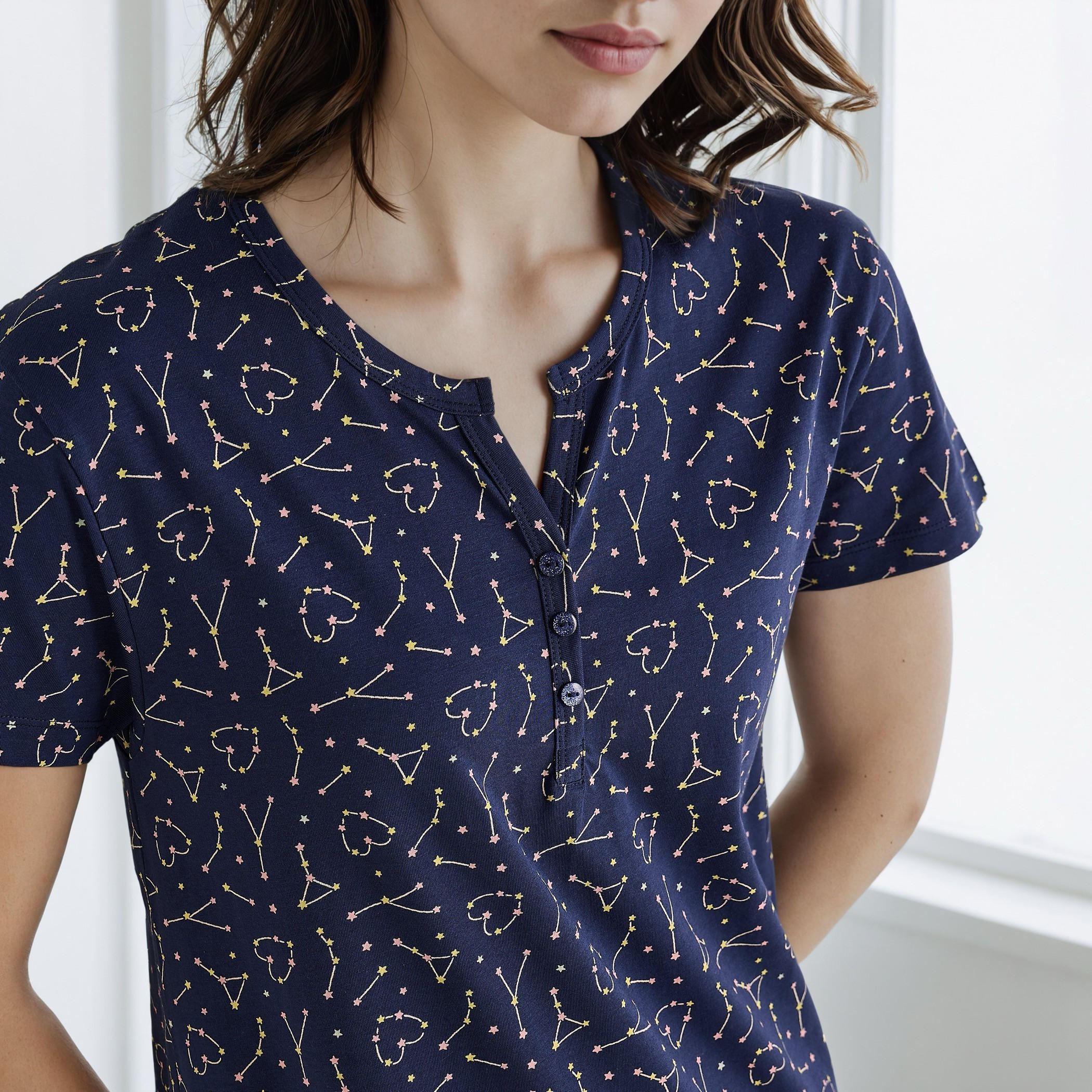 فستان نوم قطن بطبعات-women-clothing-nightwear-nighties-image-4