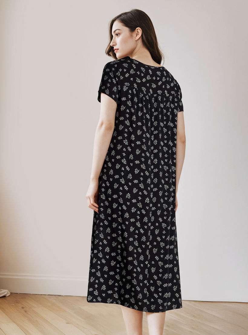 فستان نوم فيسكوز بطبعات زهور-women-clothing-nightwear-nighties-image-3