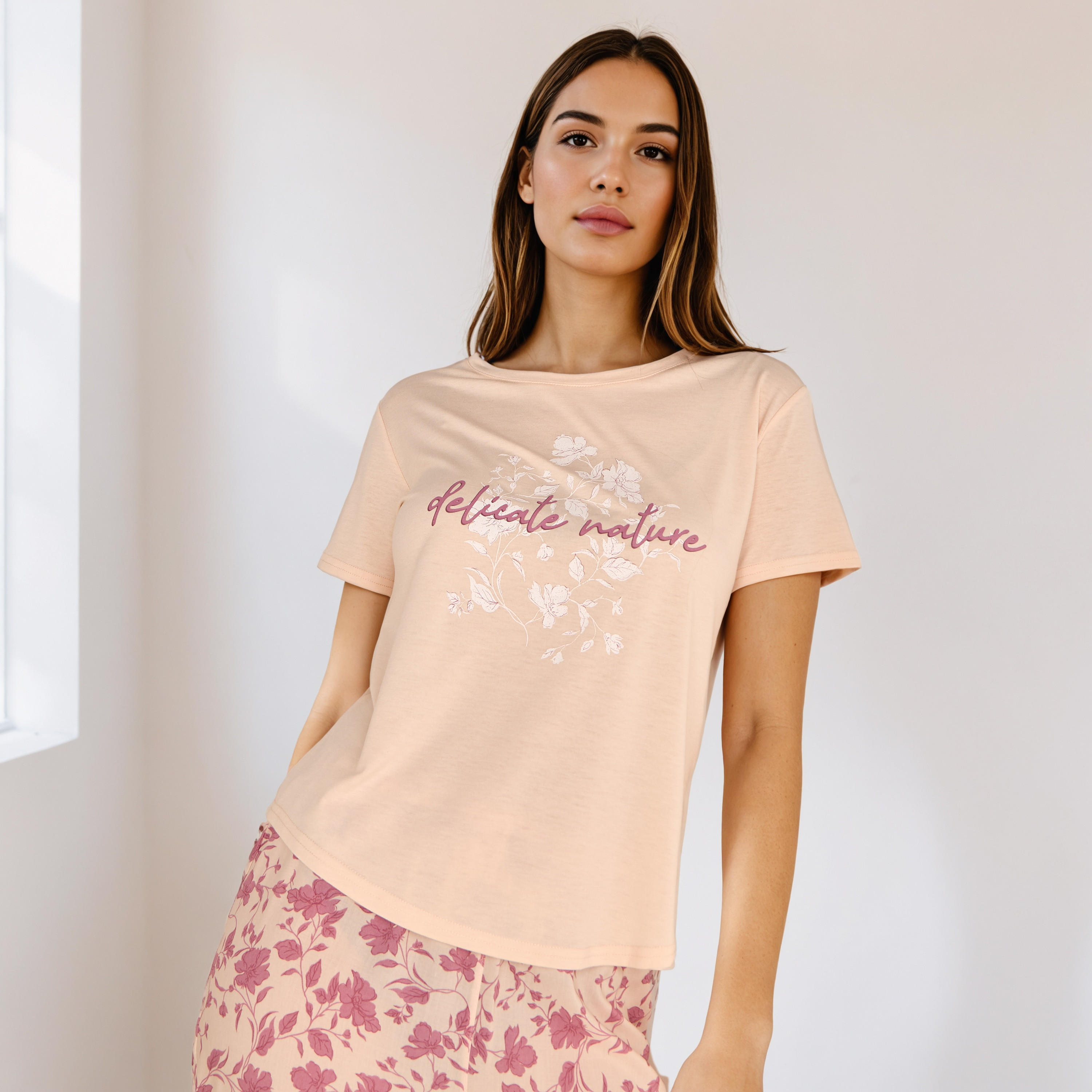 Floral Print Viscose Pyjama Set-women-clothing-nightwear-pyjamas-longsets-image-2