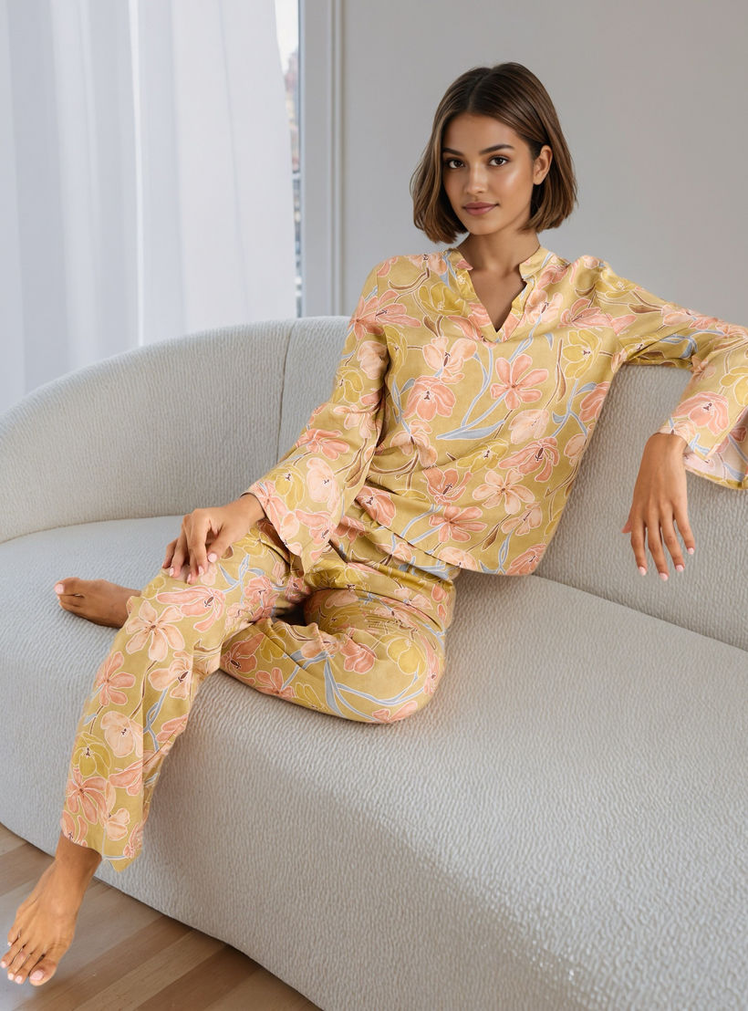 طقم بيجاما بطبعات-women-clothing-nightwear-pyjamas-longsets-image-6