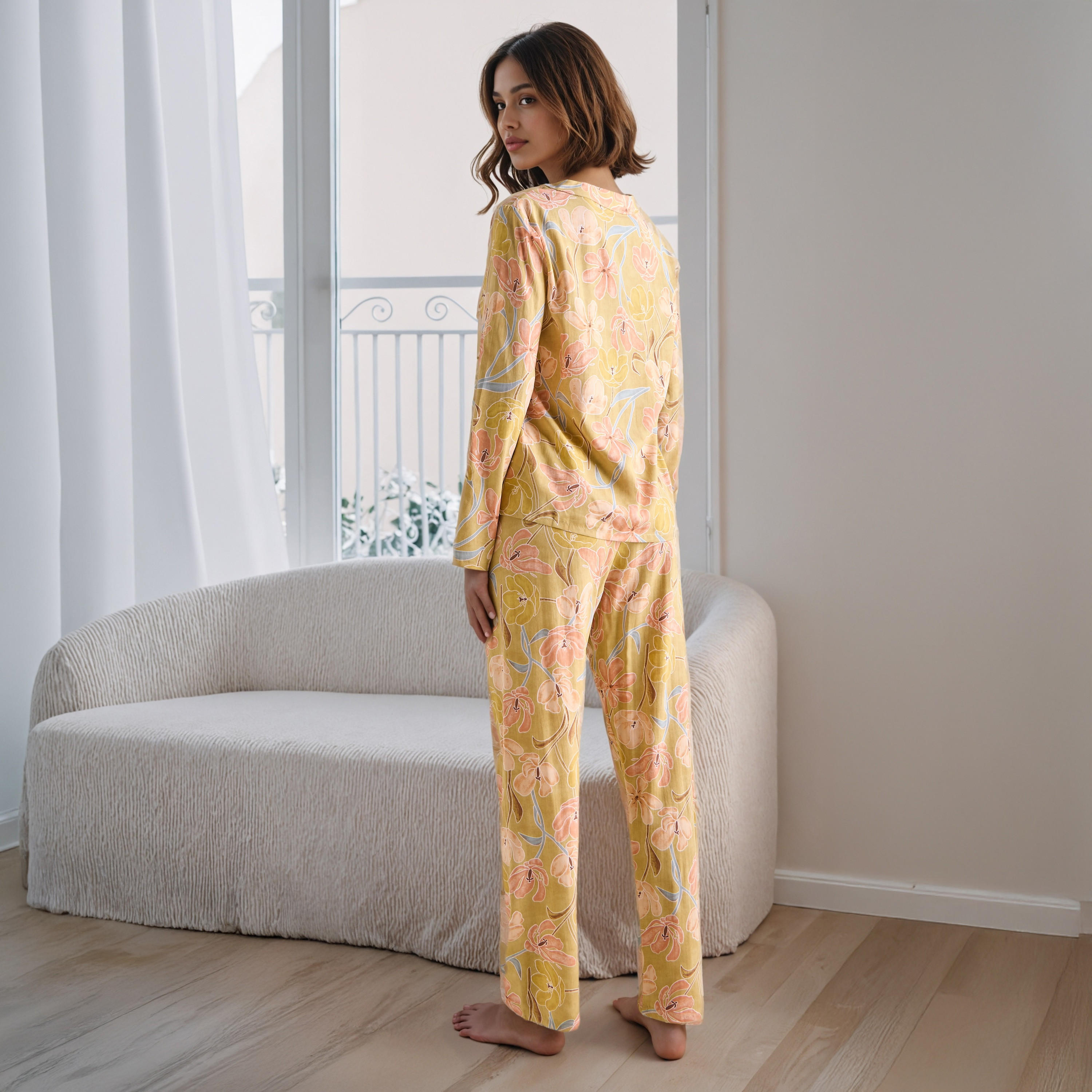 طقم بيجاما بطبعات-women-clothing-nightwear-pyjamas-longsets-image-4
