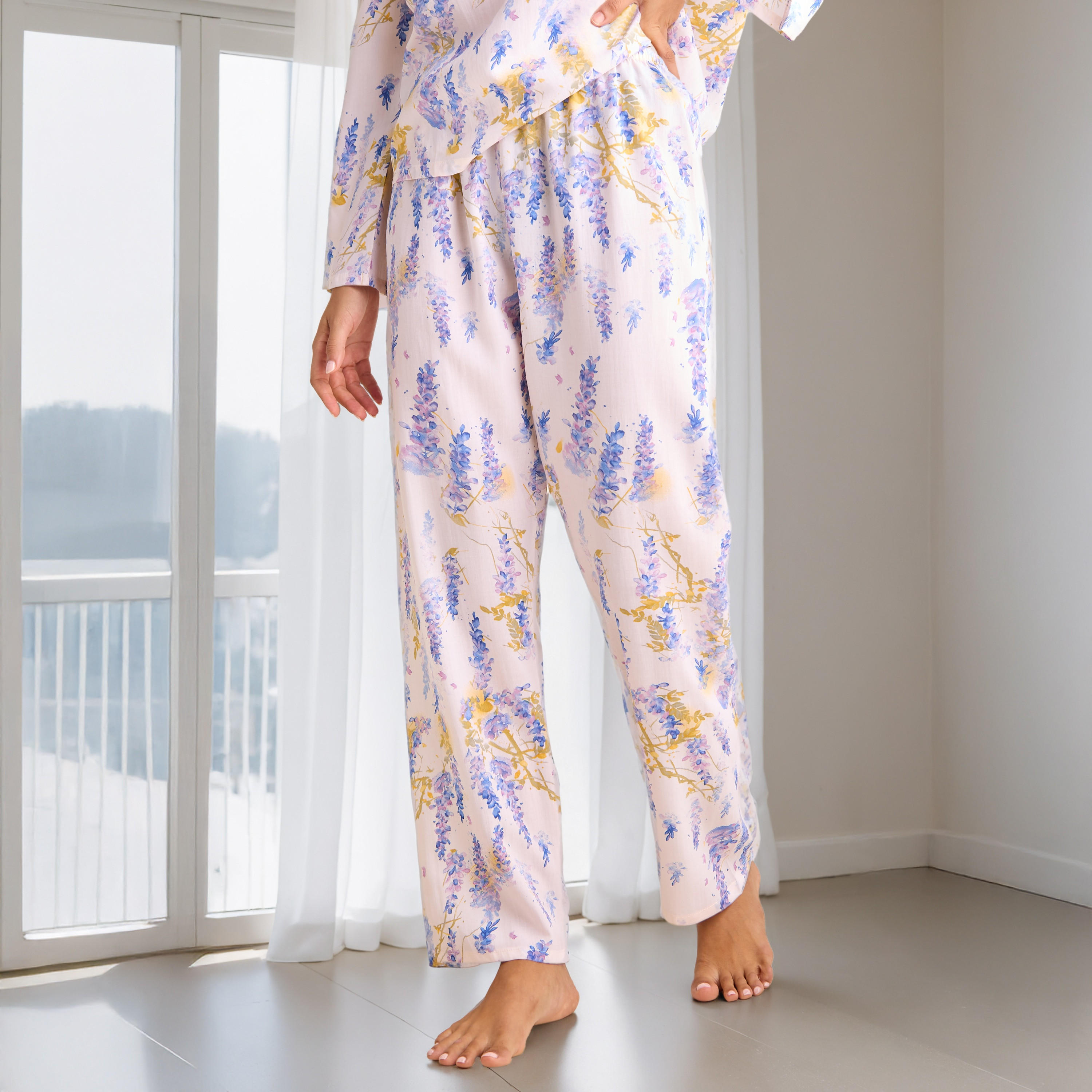 Floral Print Pyjama Set-women-clothing-nightwear-pyjamas-longsets-image-3