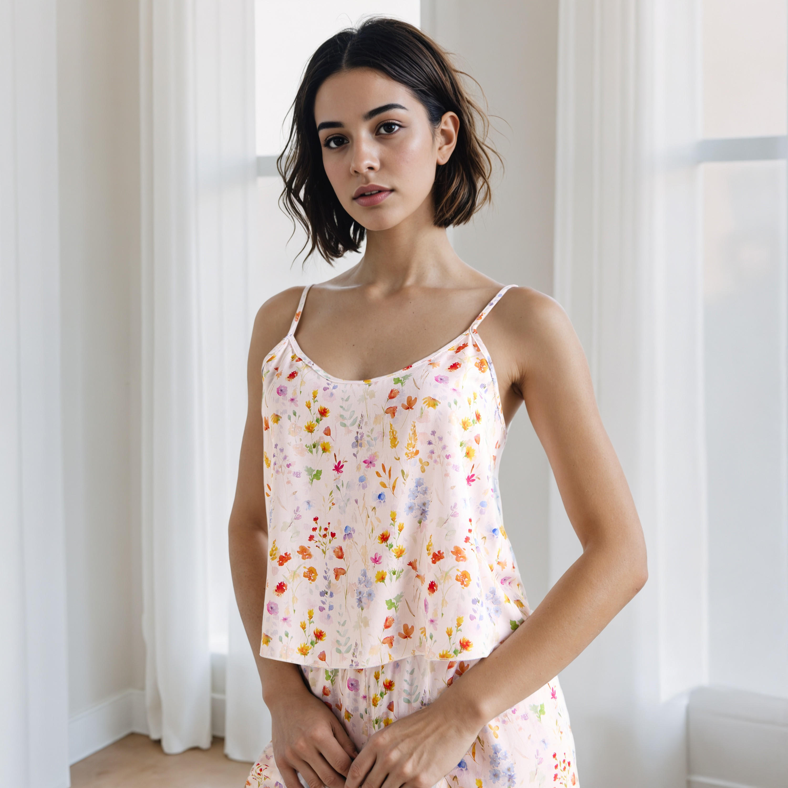 All-Over Floral Print Robe and Pyjama Set-women-clothing-nightwear-pyjamas-longsets-image-2