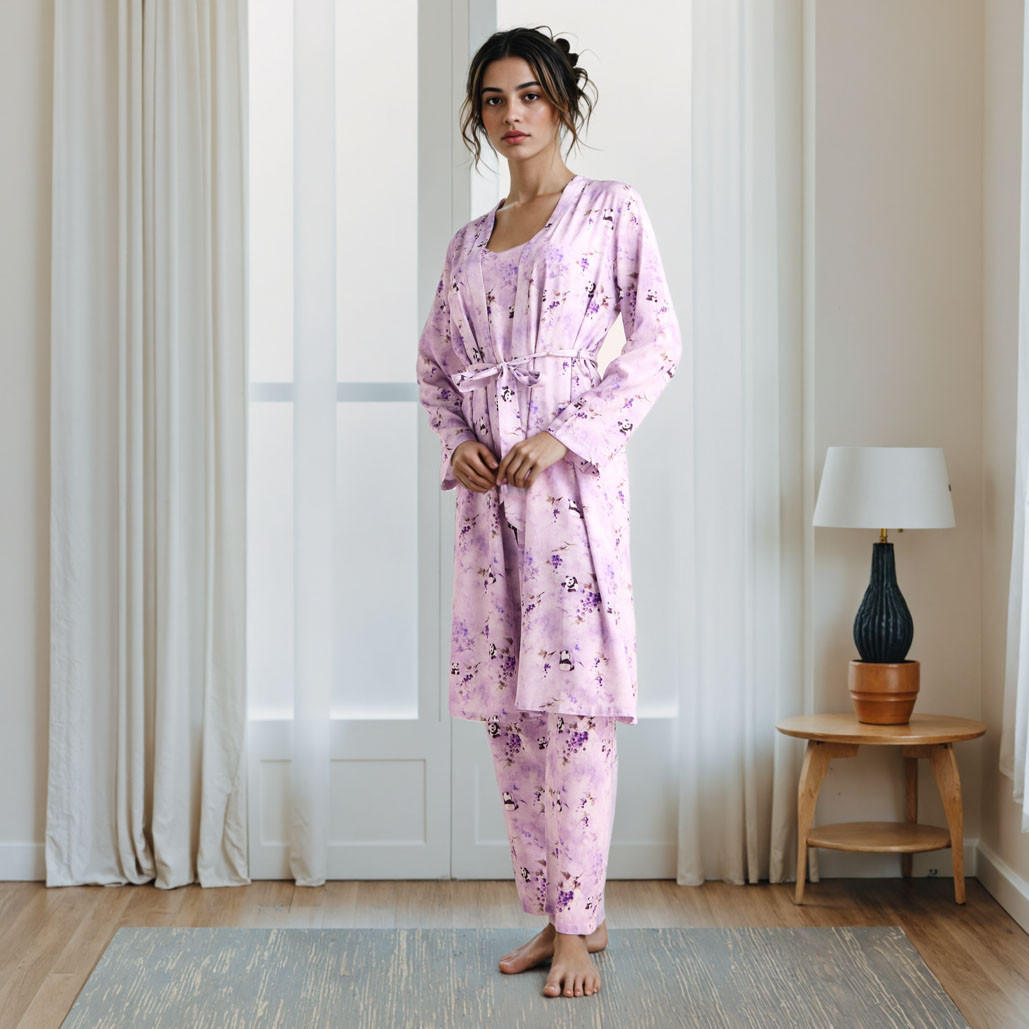 All-Over Print Robe and Pyjama Set-women-clothing-nightwear-pyjamas-longsets-image-1