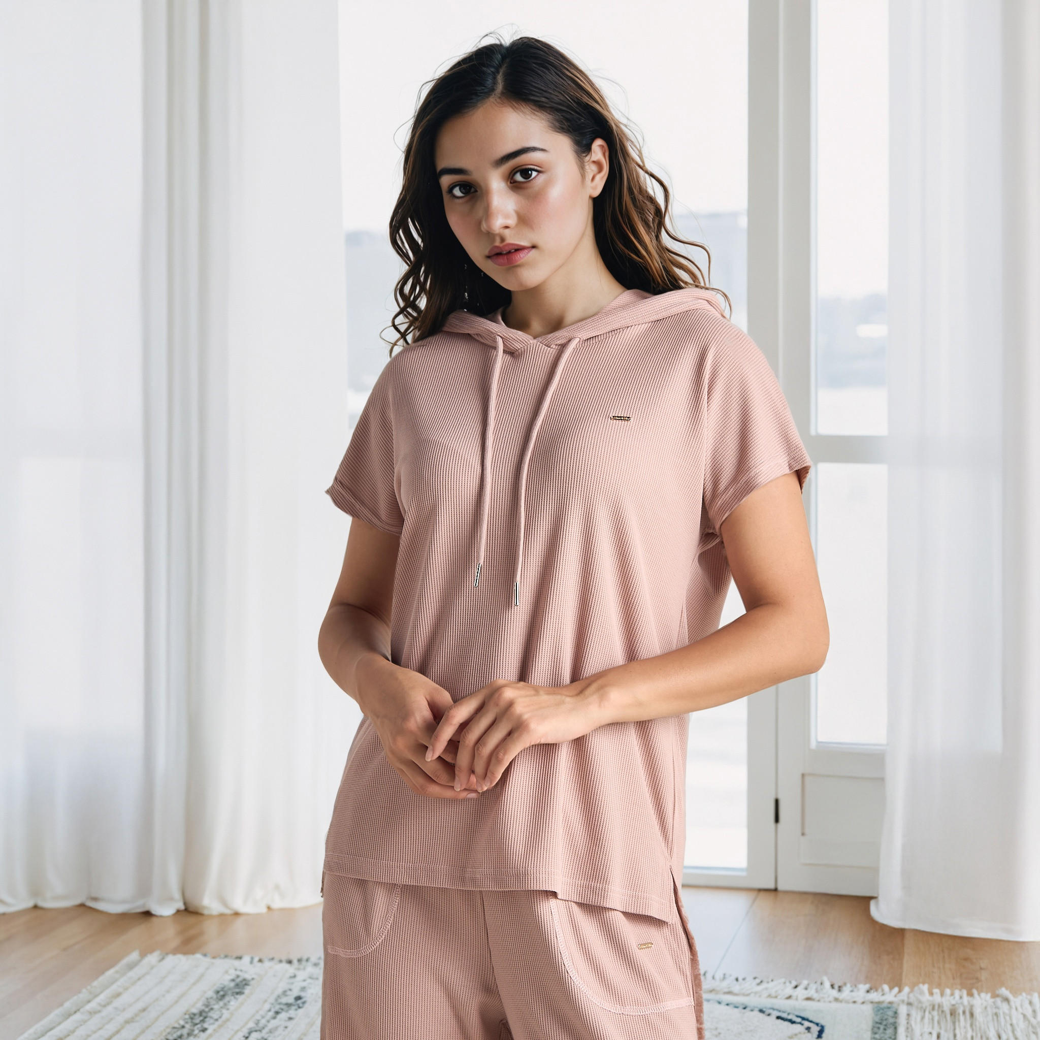 Textured Pyjama Set-women-clothing-nightwear-pyjamas-longsets-image-2