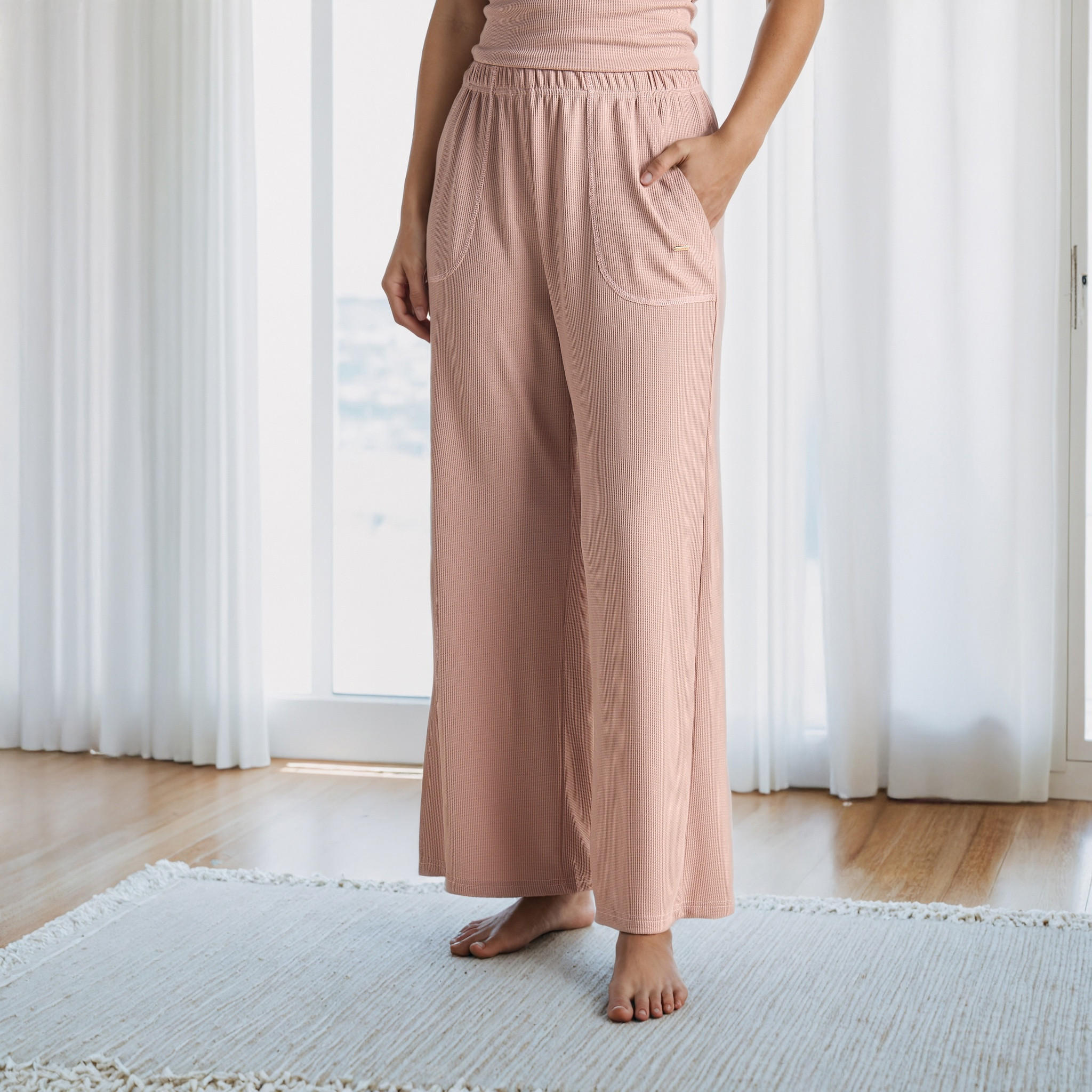 Textured Pyjama Set-women-clothing-nightwear-pyjamas-longsets-image-3