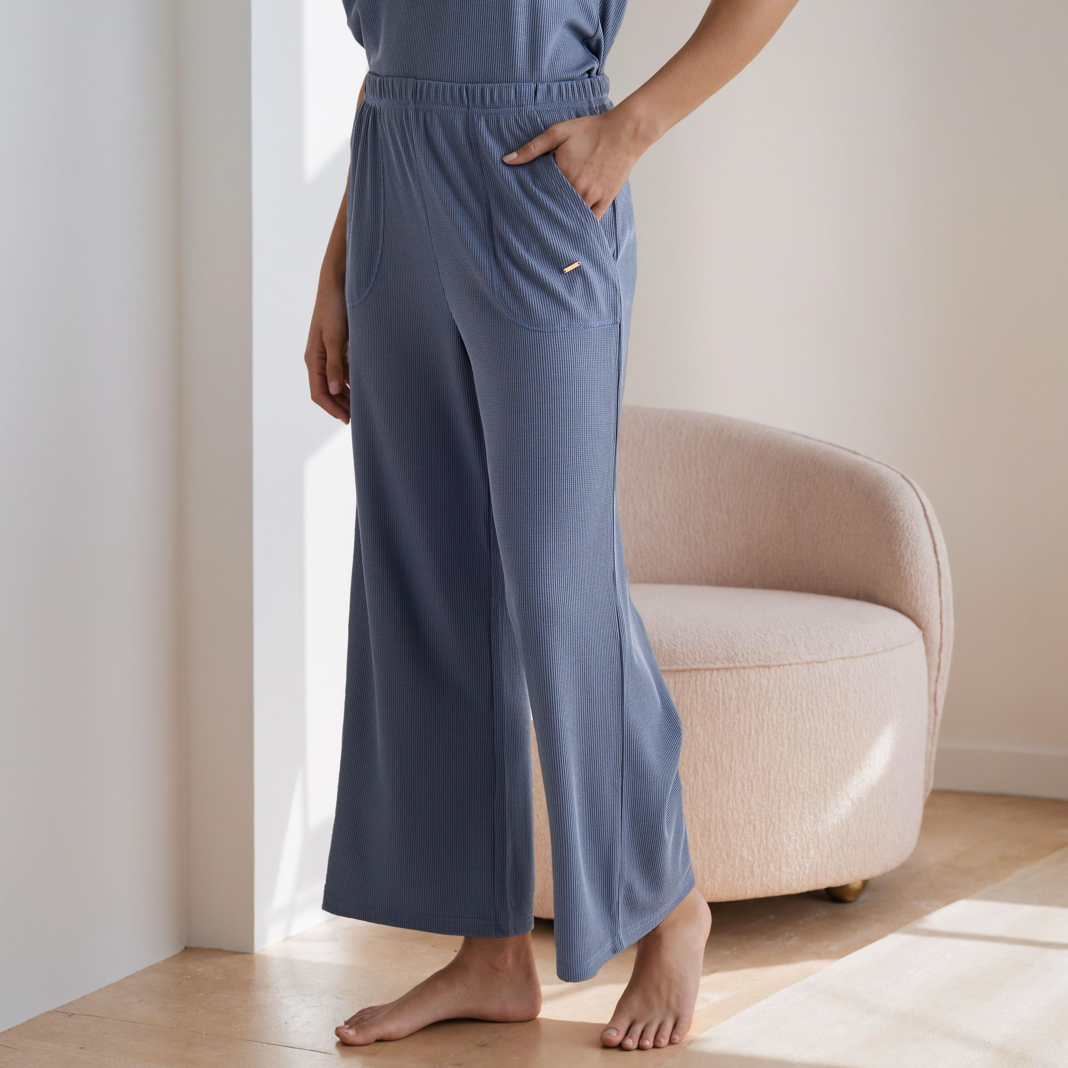 Textured Pyjama Set-women-clothing-nightwear-pyjamas-longsets-image-3