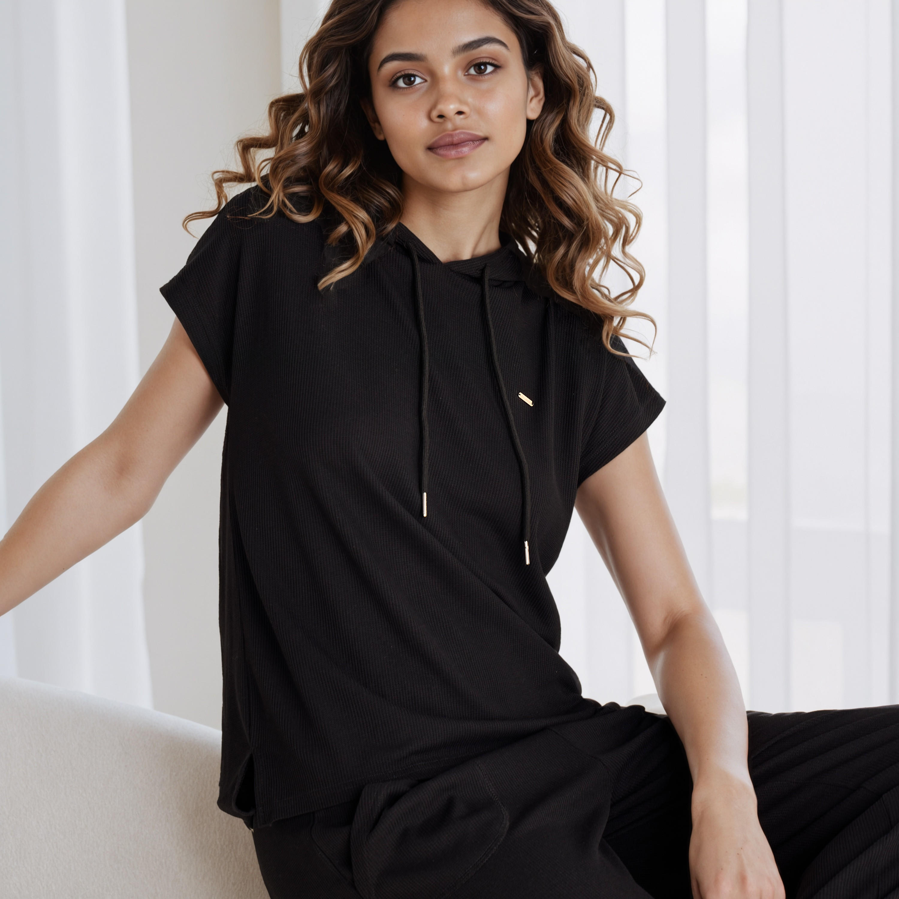 Textured Pyjama Set-women-clothing-nightwear-pyjamas-longsets-image-5