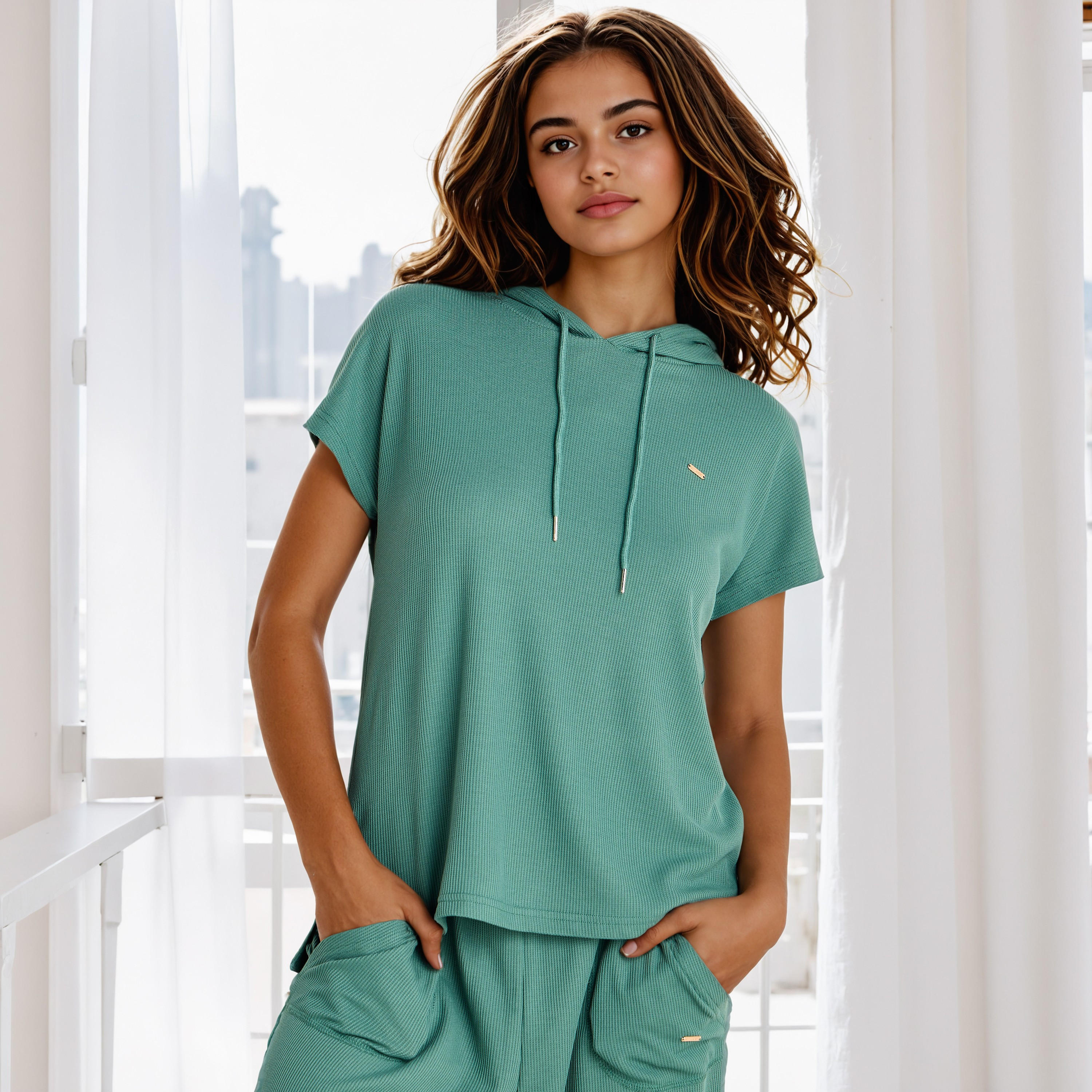 Textured Pyjama Set-women-clothing-nightwear-pyjamas-longsets-image-2