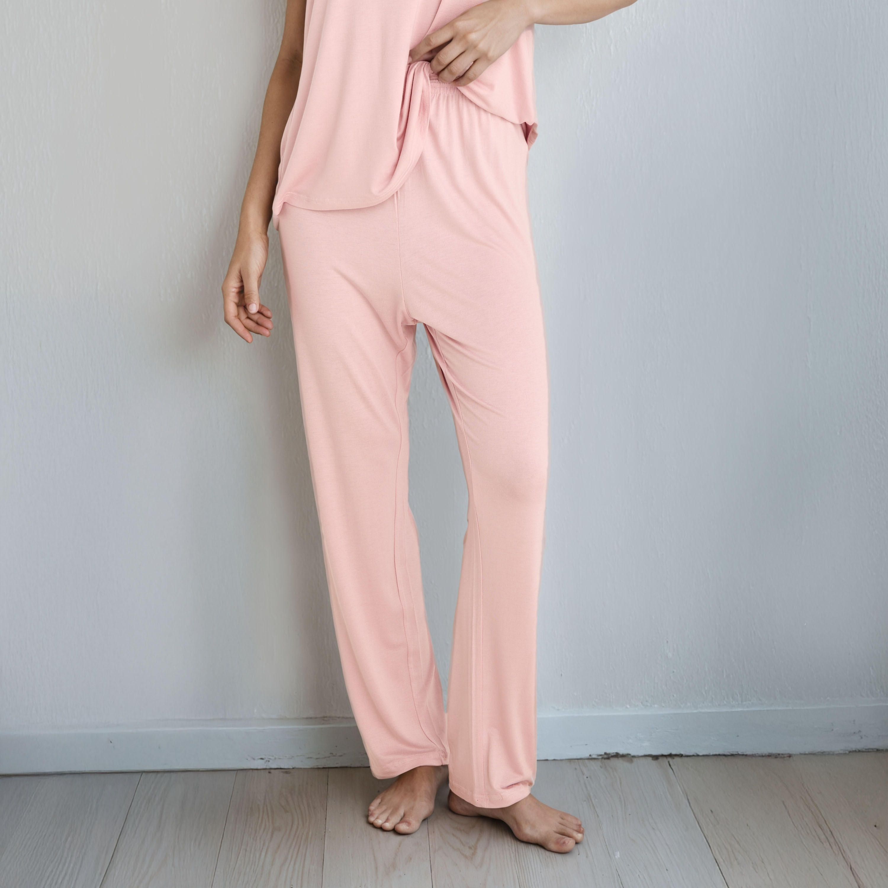 Lace Trim Pyjama Set-women-clothing-nightwear-pyjamas-longsets-image-4
