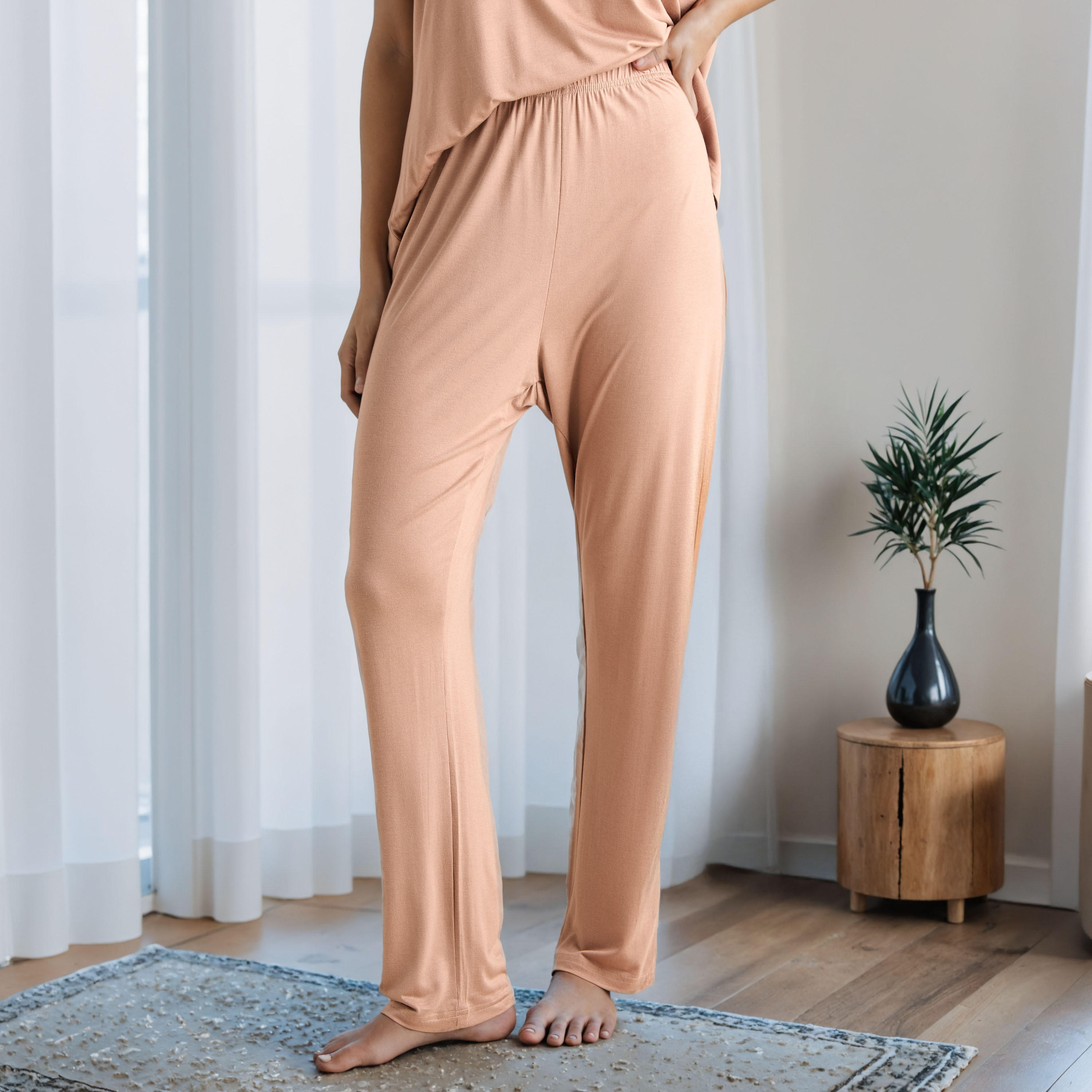 Lace Trim Pyjama Set-women-clothing-nightwear-pyjamas-longsets-image-4
