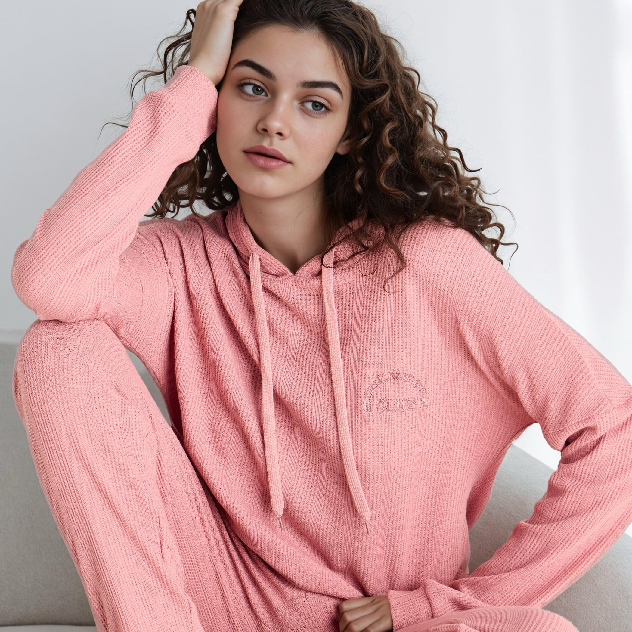 Waffle Textured Pyjama Set-women-clothing-nightwear-pyjamas-longsets-image-5