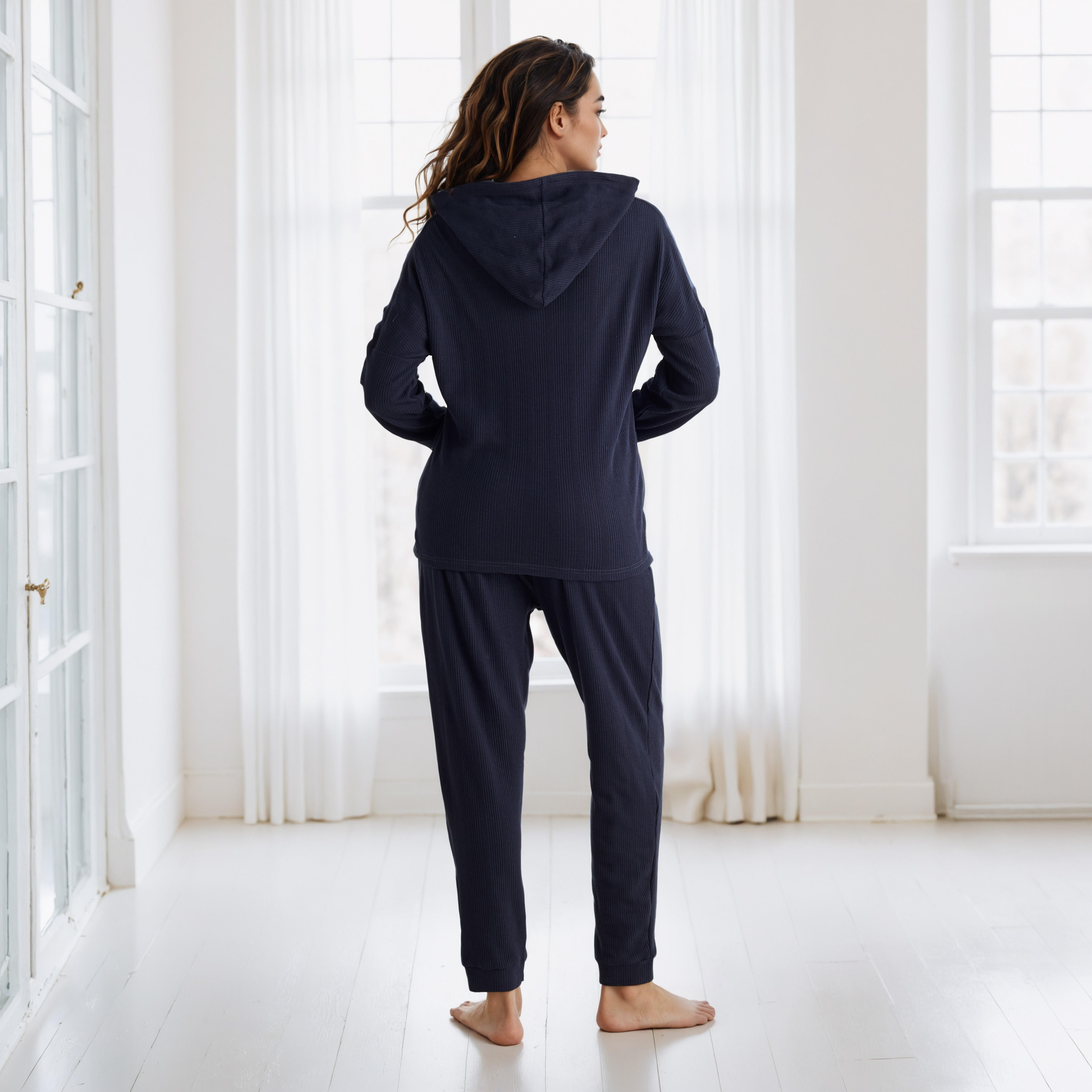 Waffle Textured Pyjama Set-women-clothing-nightwear-pyjamas-longsets-image-4
