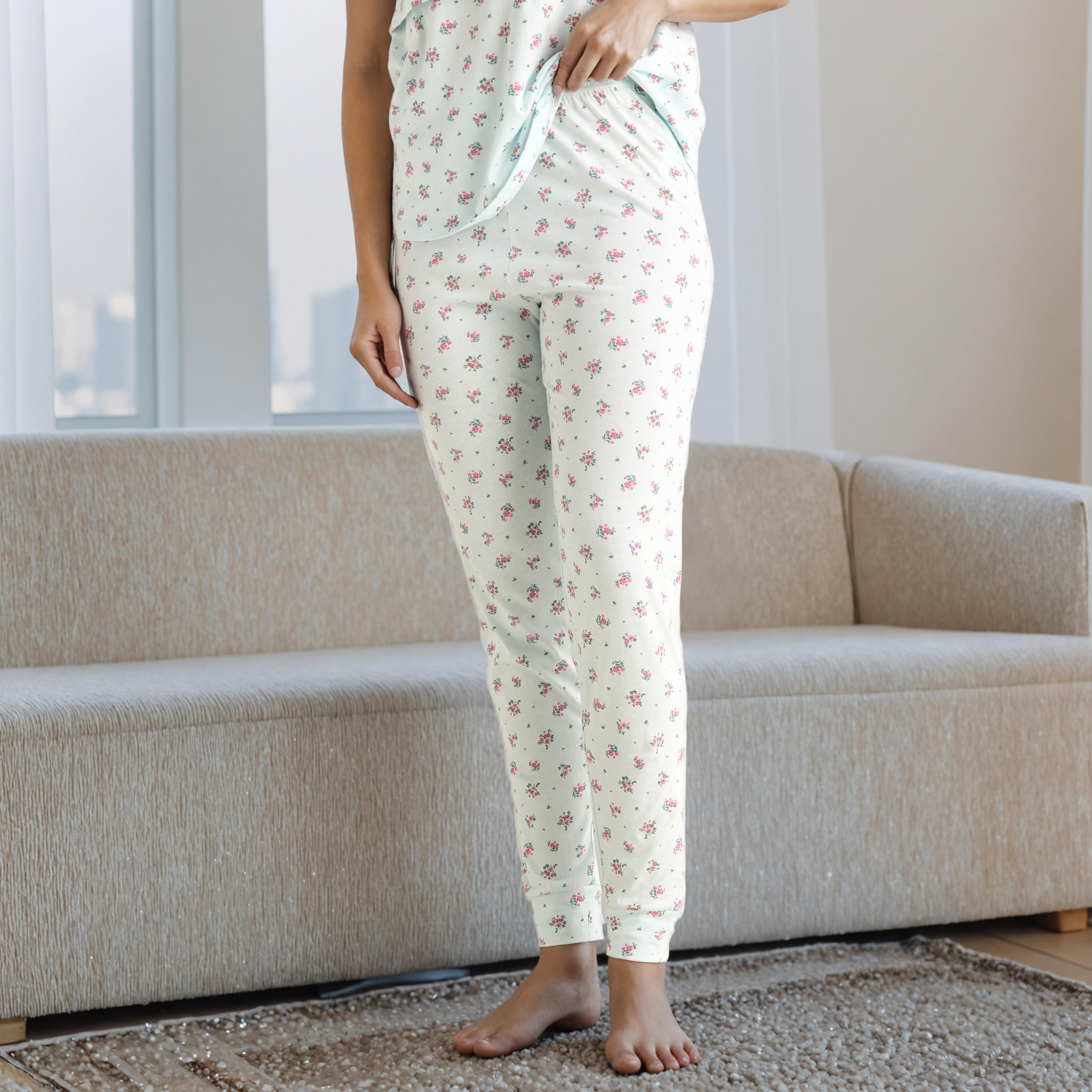 طقم بيجاما بطبعات للحوامل-women-clothing-maternity-nightwear-image-4