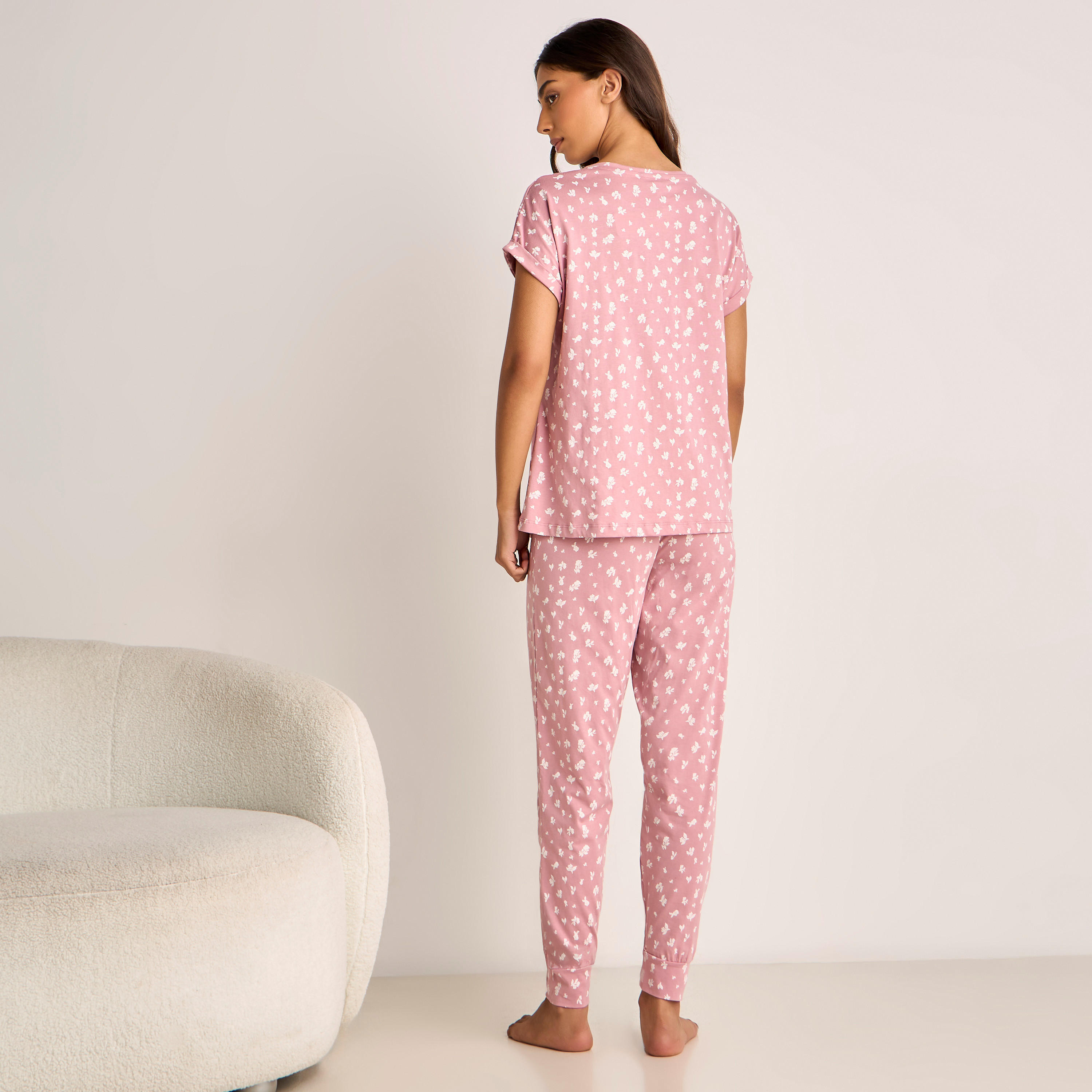 Floral Print Maternity Pyjama Set-women-clothing-nightwear-pyjamas-longsets-image-4