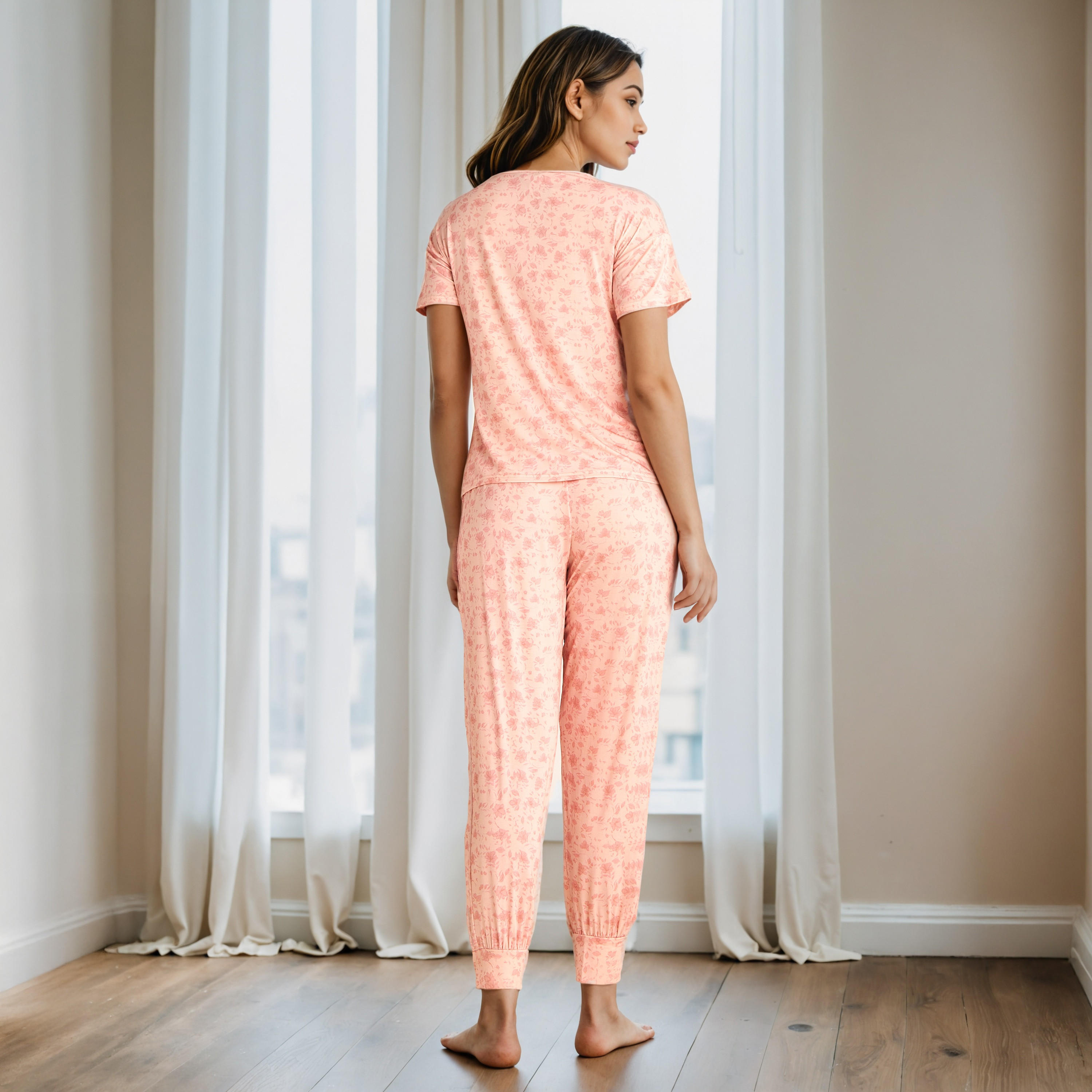 طقم بيجاما بطبعات للحوامل-women-clothing-maternity-nightwear-image-4