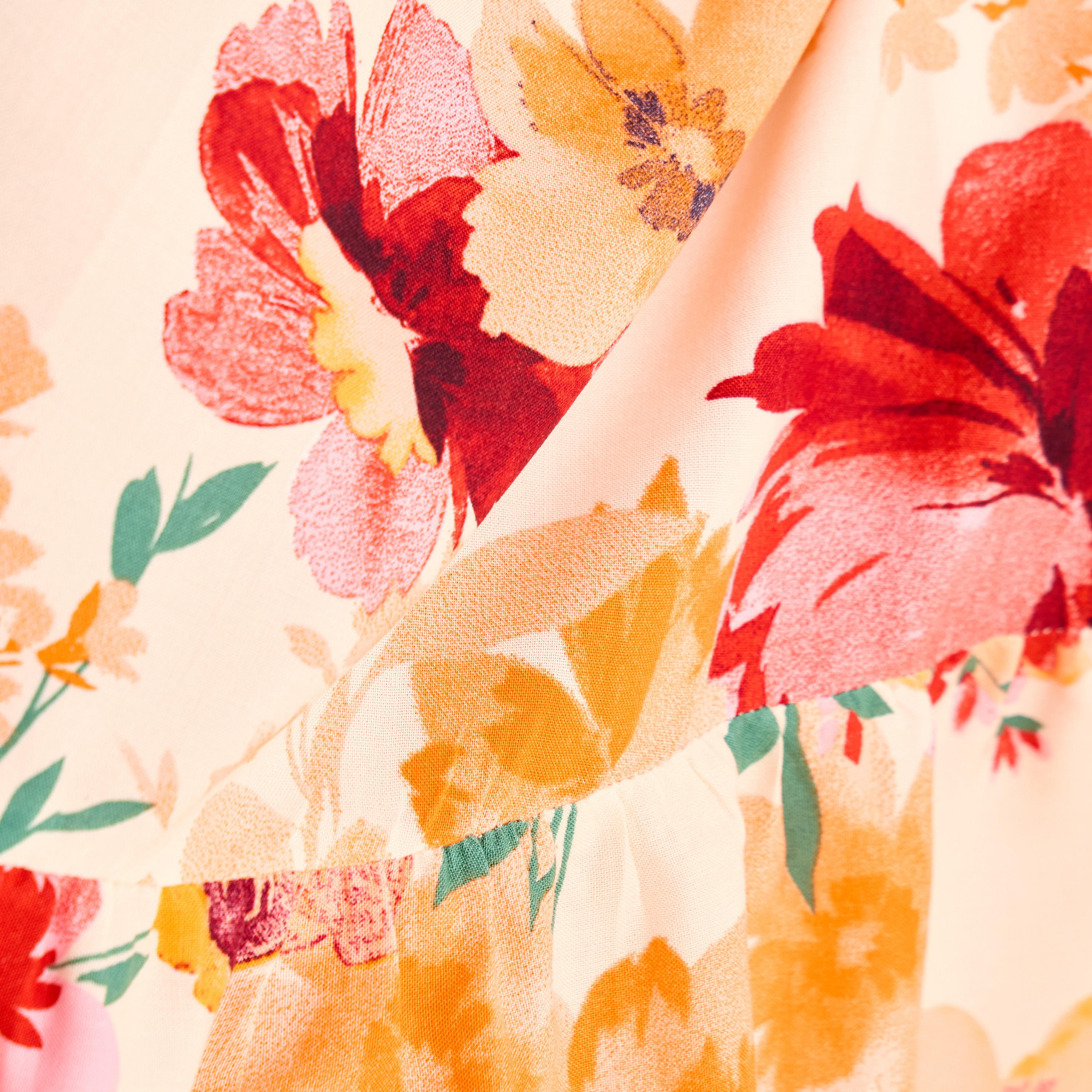 Floral Print Viscose Night Gown-women-clothing-nightwear-nighties-image-5