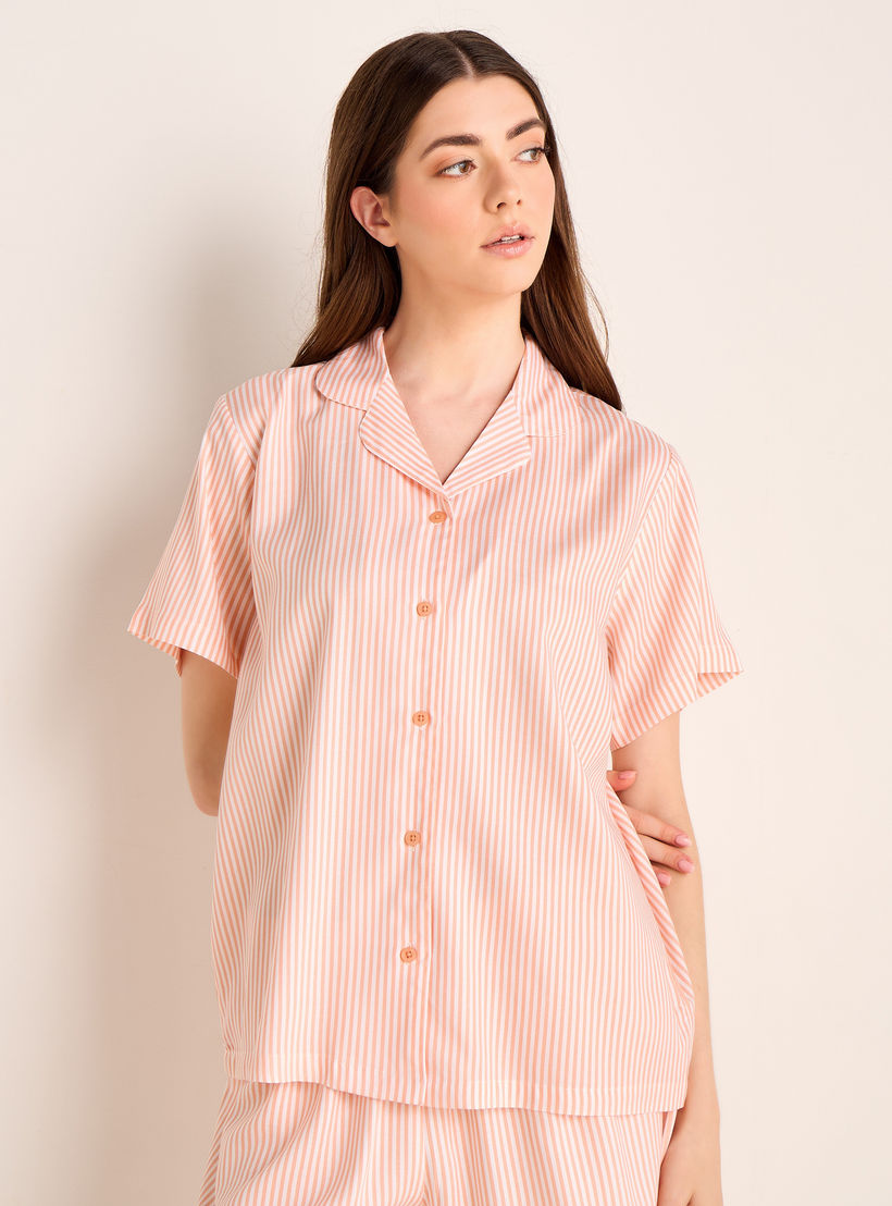طقم شورت مخطط-women-clothing-nightwear-pyjamas-shortsets-image-5