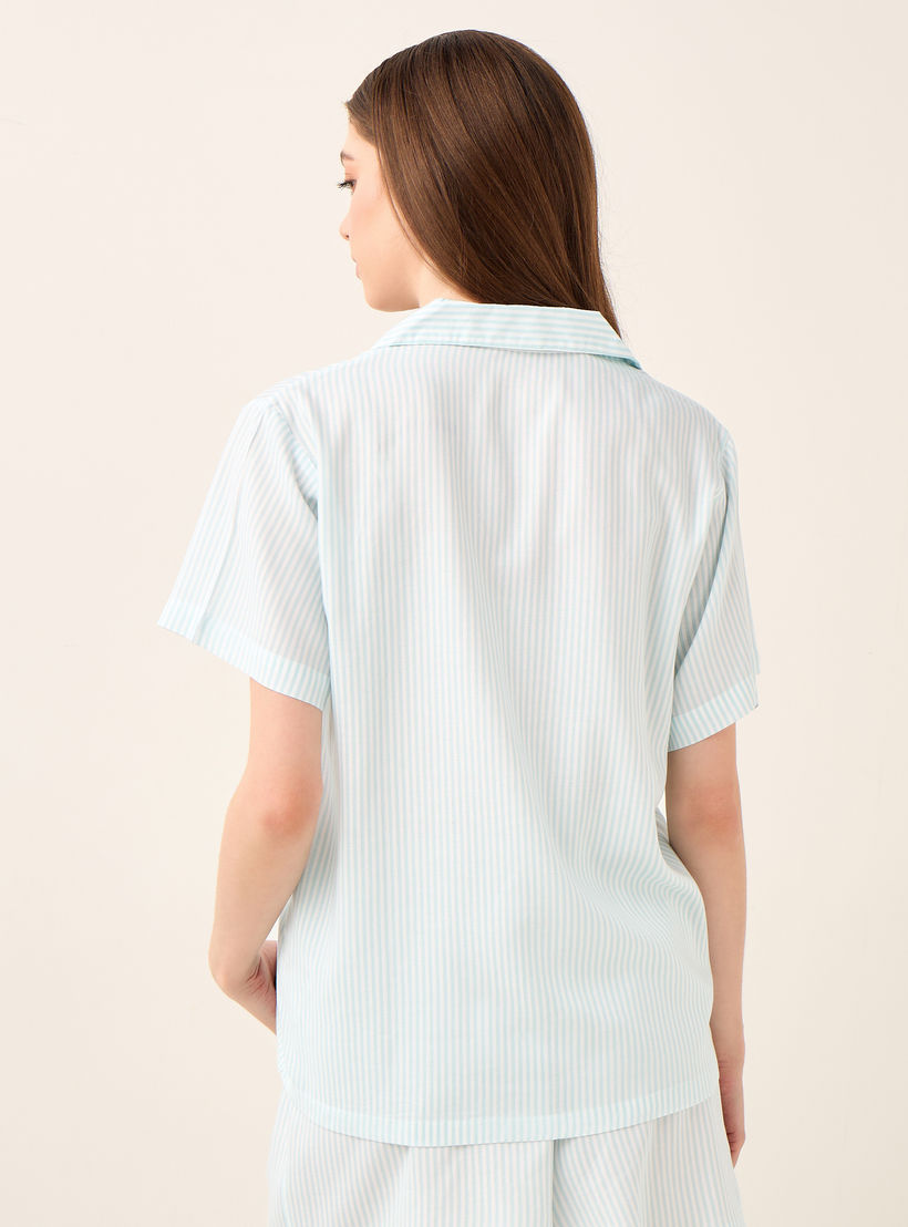 Striped Shorts Set-women-clothing-nightwear-pyjamas-shortsets-image-4