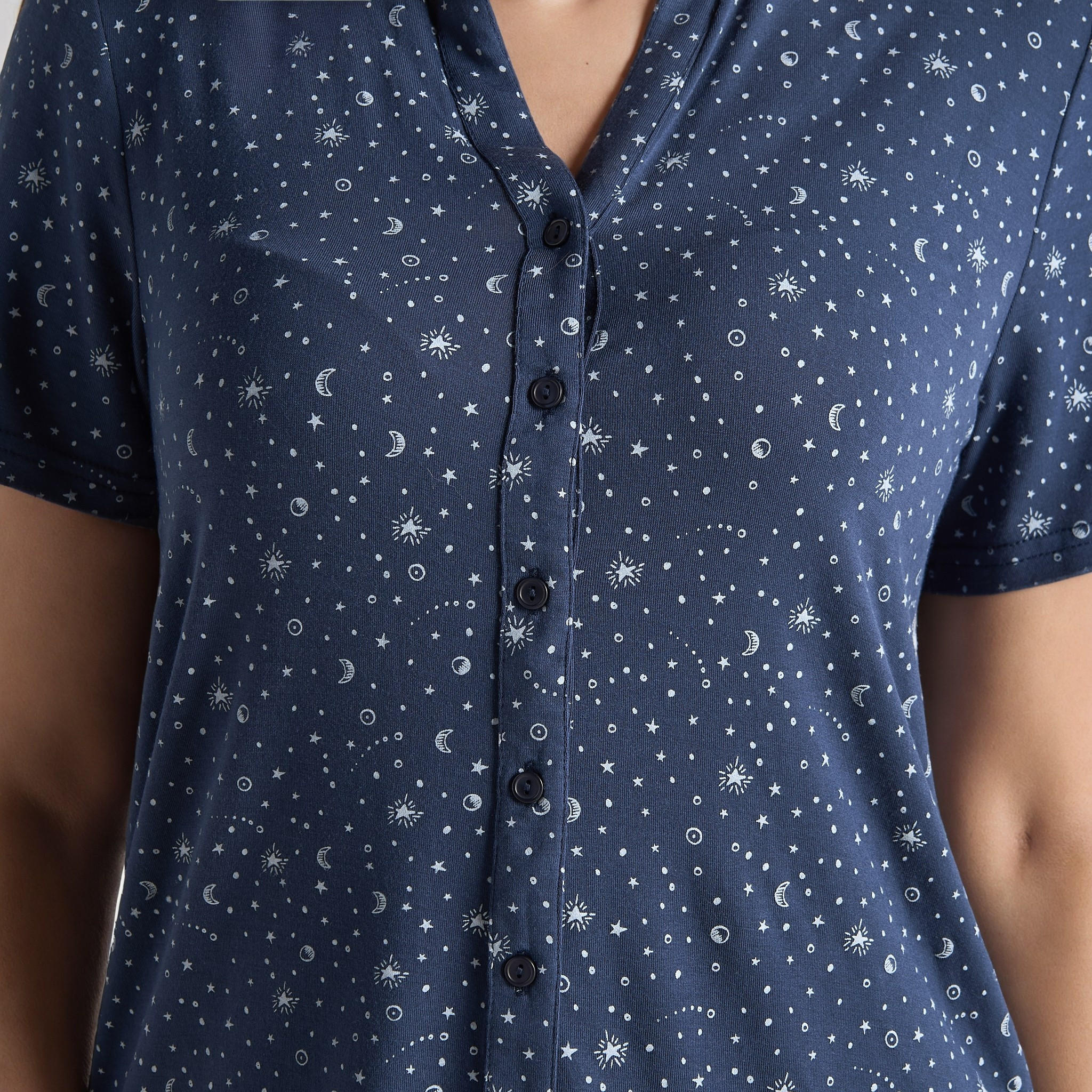 طقم بيجاما مودال بطبعات-women-clothing-nightwear-pyjamas-longsets-image-2