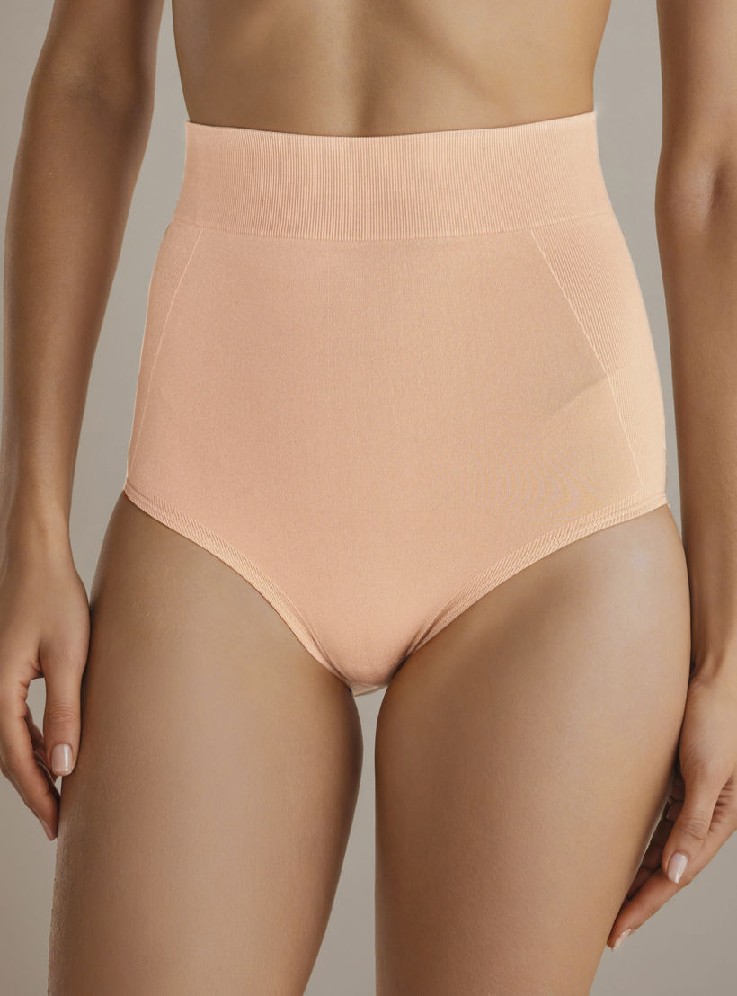 Textured Shapewear Briefs-women-clothing-lingerie-shapewear-image-1
