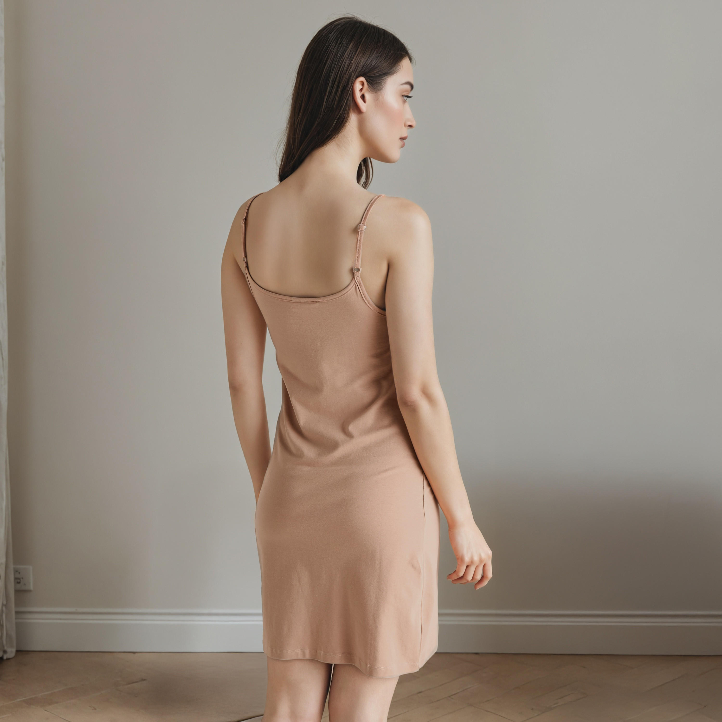 Slip Dress with Adjustable Straps-women-clothing-lingerie-camisoles-image-3