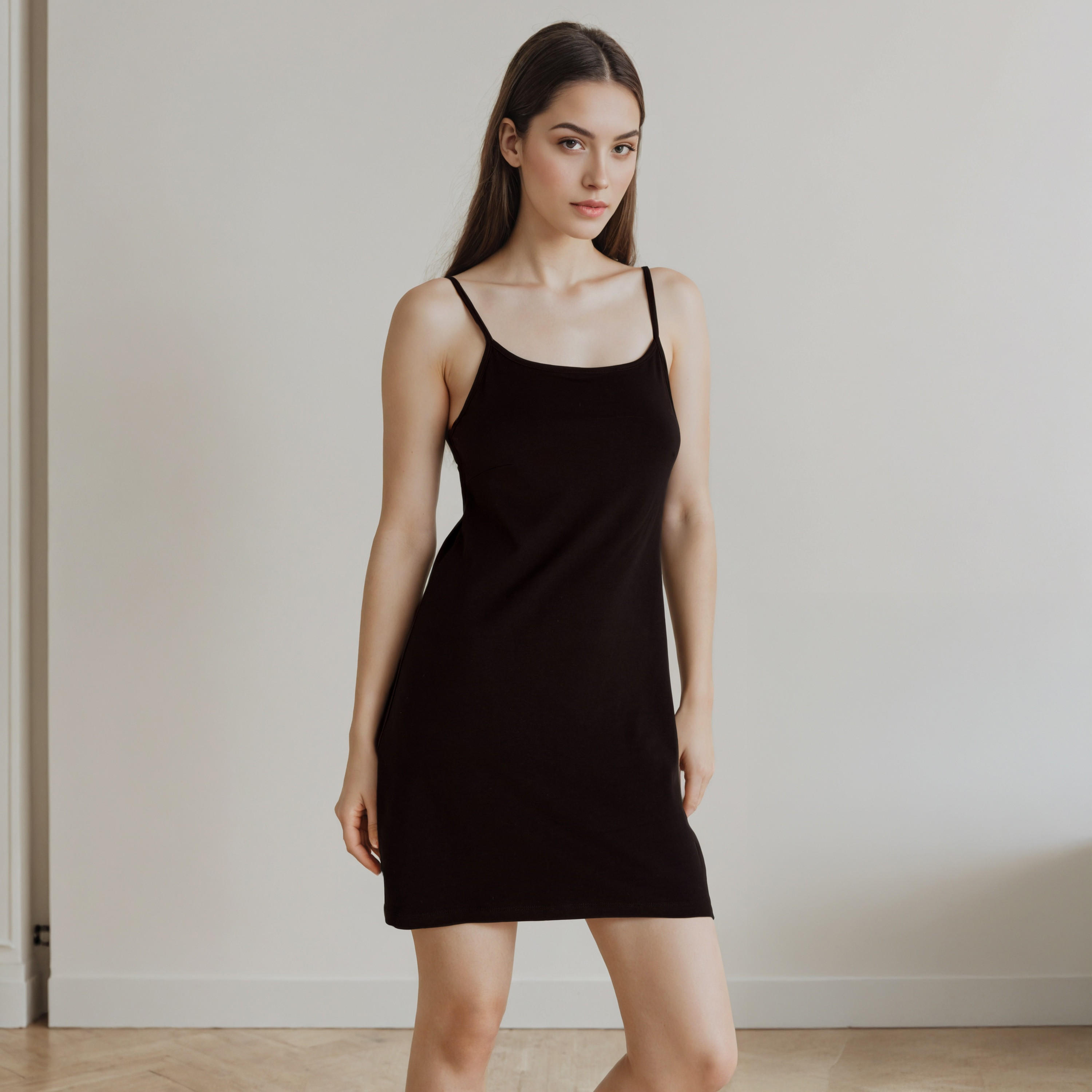 فستان سهل الارتداء بحمالات قابلة للتعديل-women-clothing-lingerie-camisoles-image-1