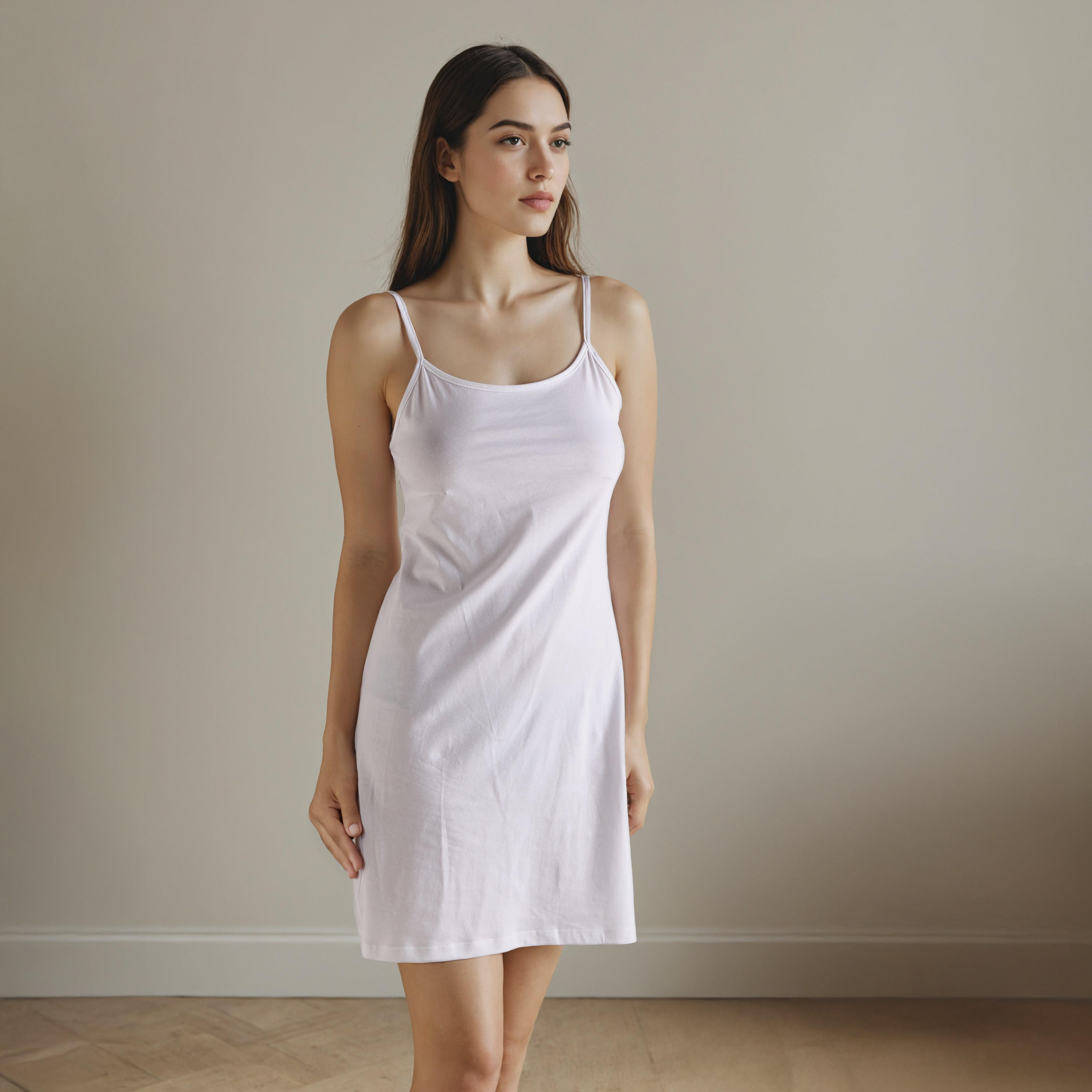 Slip Dress with Adjustable Straps-women-clothing-lingerie-camisoles-image-1