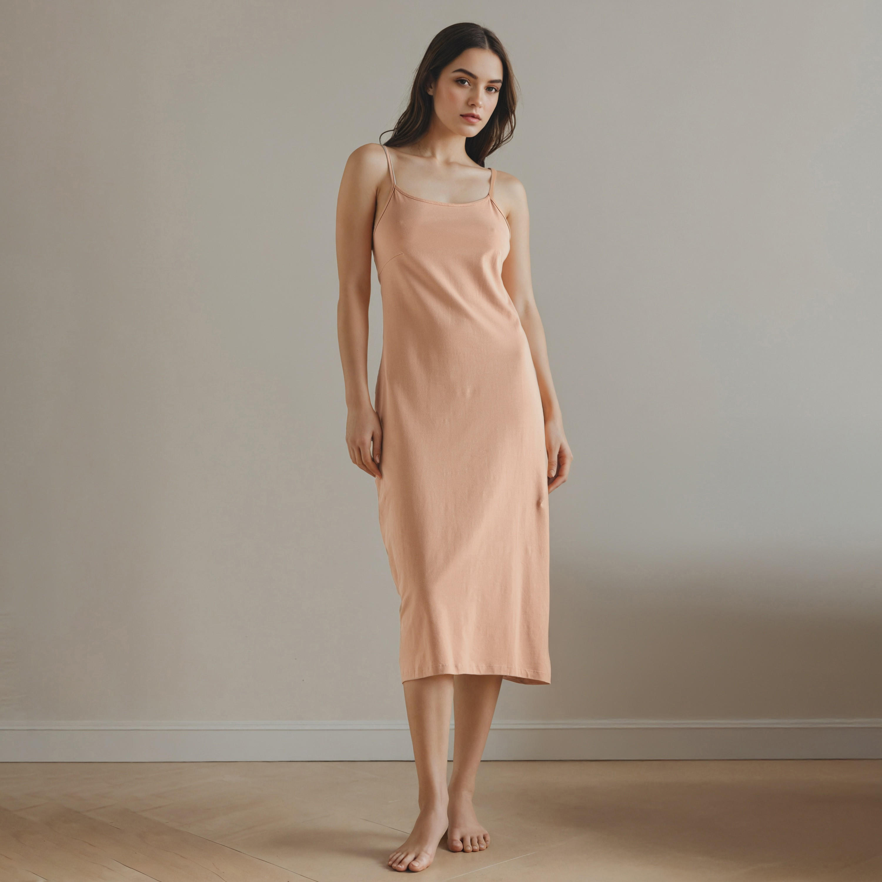 Slip Dress with Adjustable Straps-women-clothing-nightwear-nighties-image-1