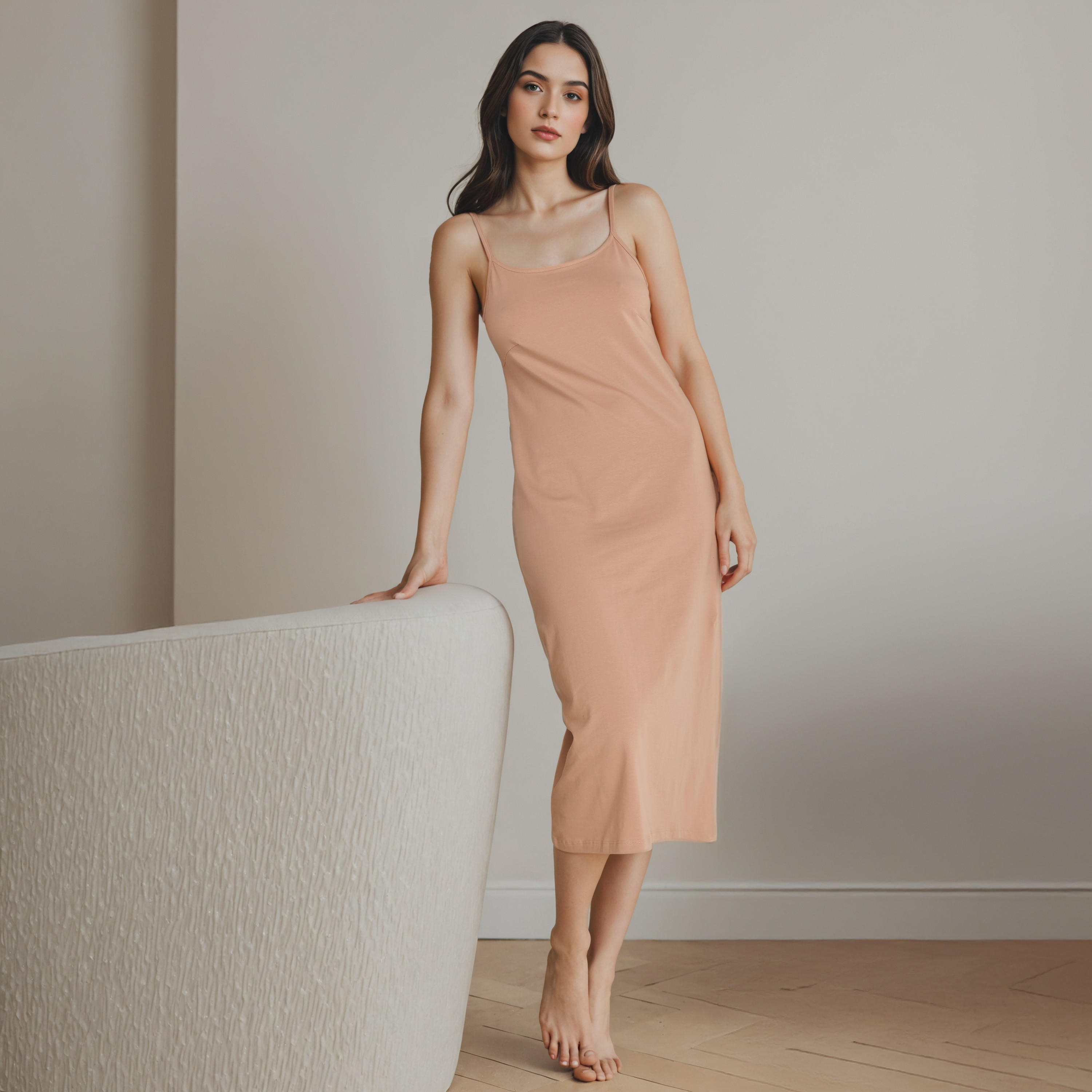 Slip Dress with Adjustable Straps-women-clothing-nightwear-nighties-image-2