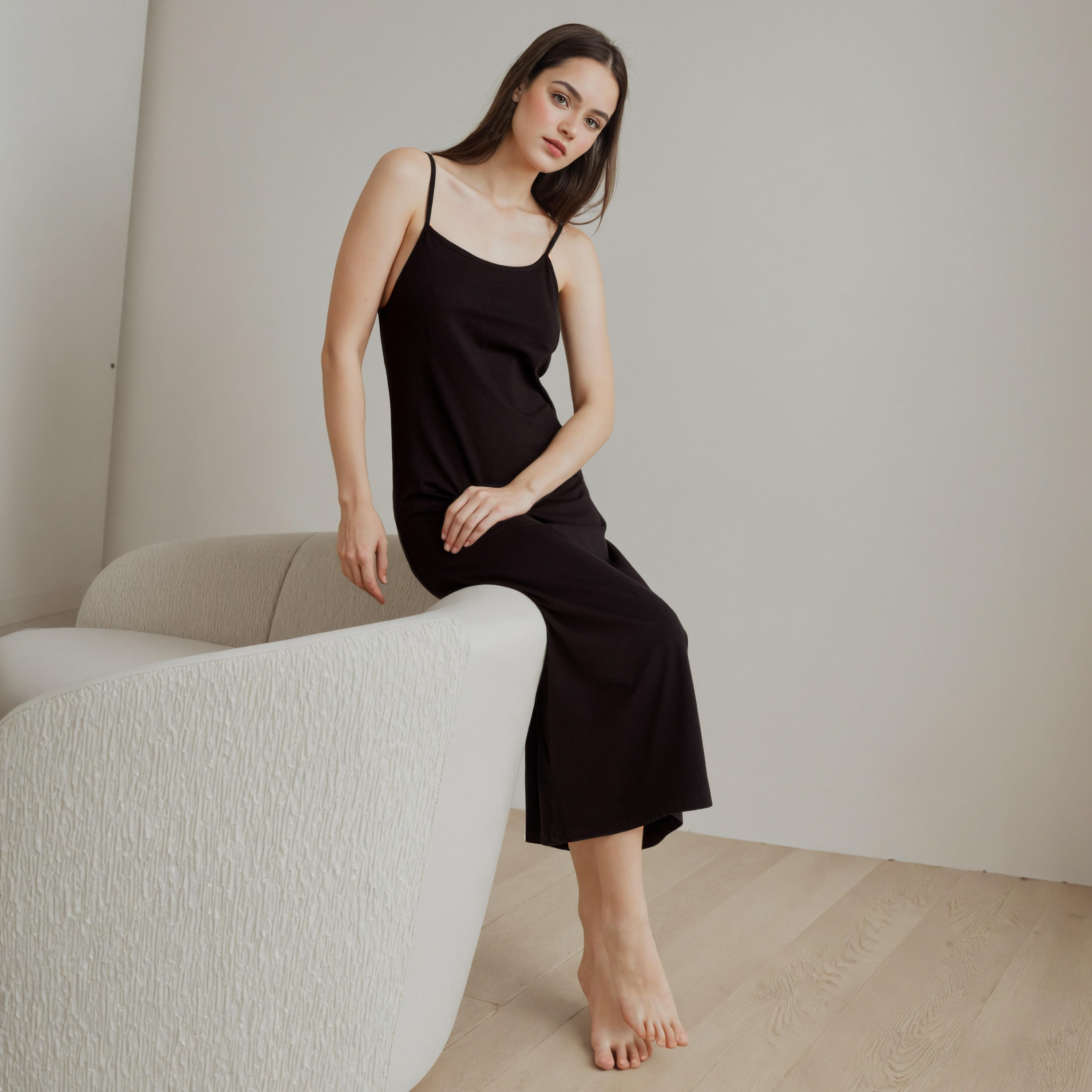 Slip Dress with Adjustable Straps-women-clothing-nightwear-nighties-image-1