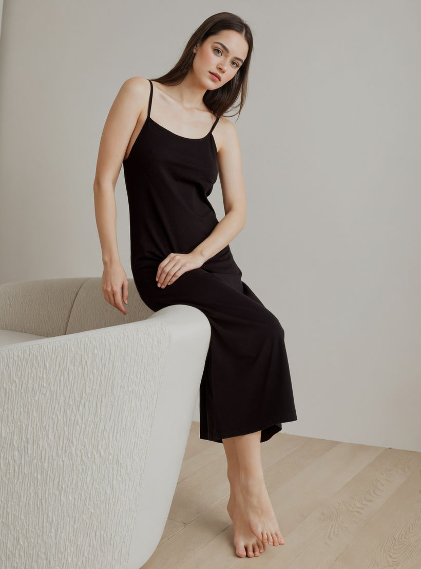 Slip Dress with Adjustable Straps-women-clothing-nightwear-nighties-image-1