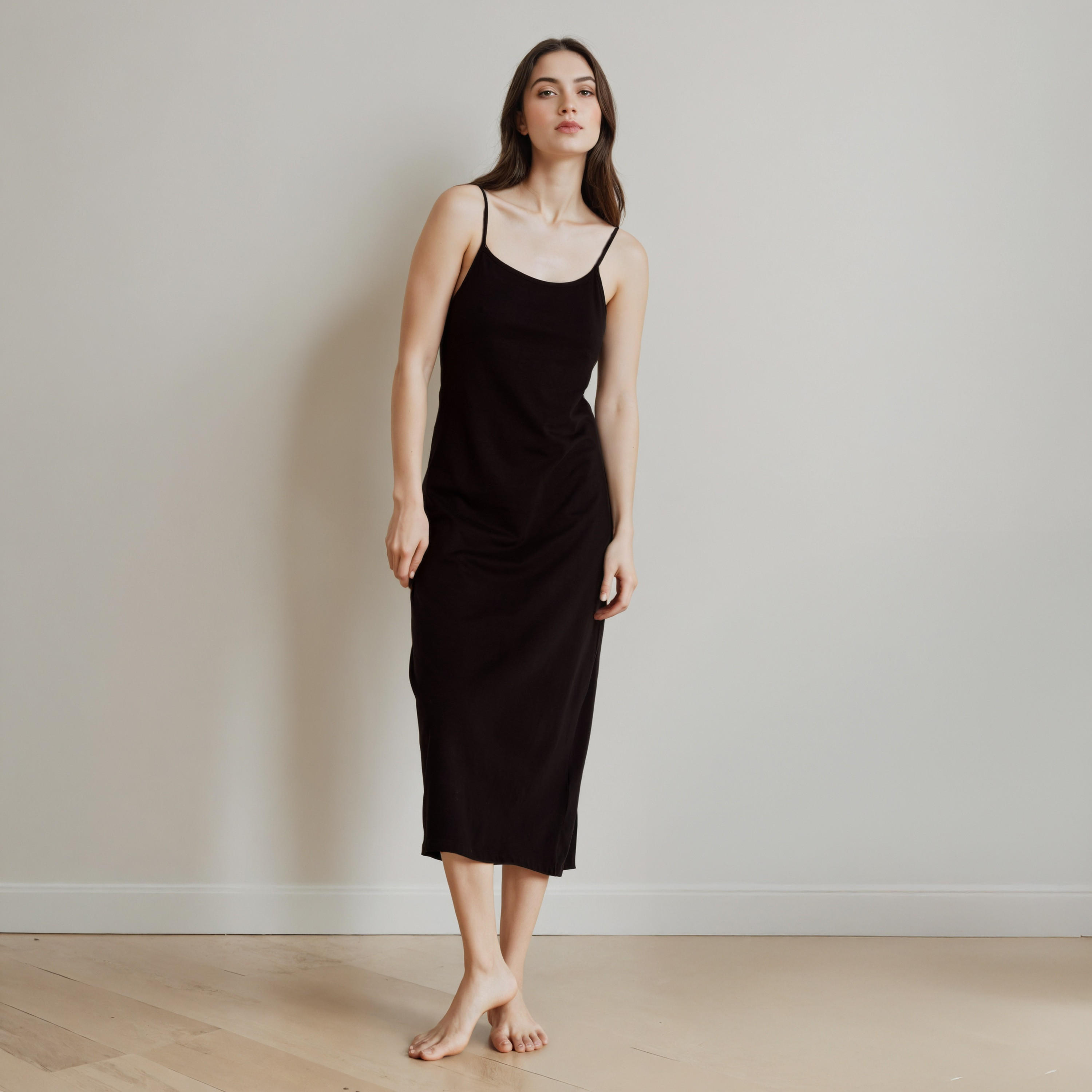 Slip Dress with Adjustable Straps-women-clothing-nightwear-nighties-image-2